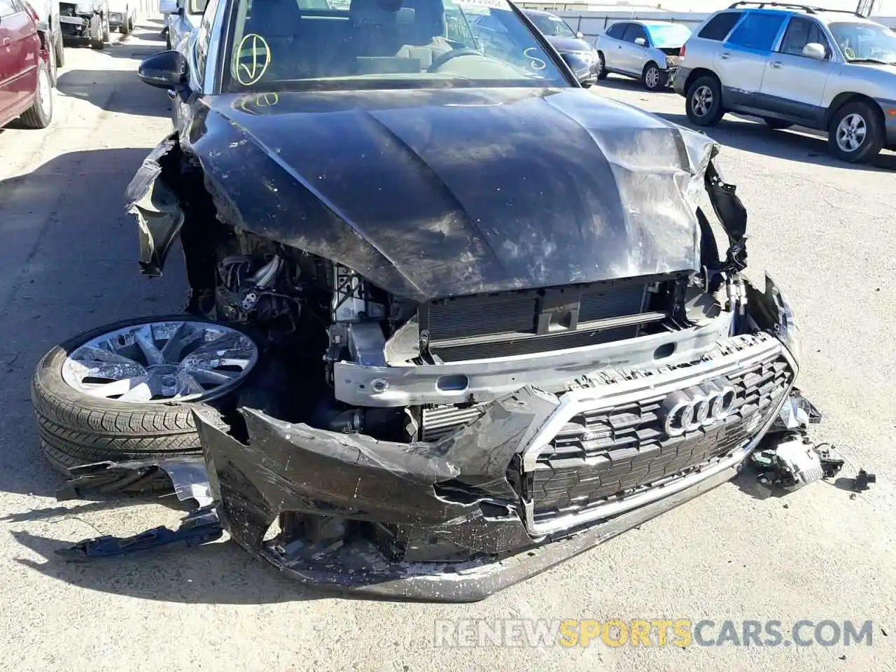 9 Photograph of a damaged car WAU2AGF59NN002192 AUDI A5 2022