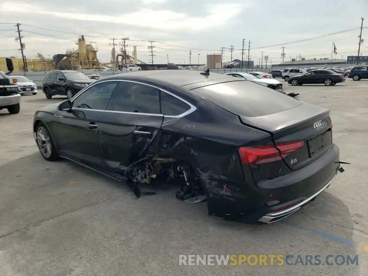 3 Photograph of a damaged car WAUABCF53NA004142 AUDI A5 2022