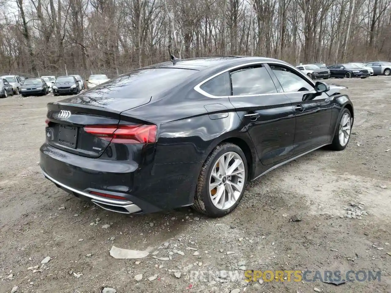 4 Photograph of a damaged car WAUABCF54NA011195 AUDI A5 2022