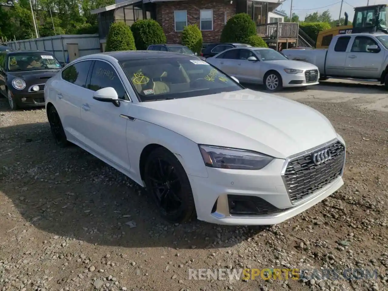 1 Photograph of a damaged car WAUABCF55NA004630 AUDI A5 2022