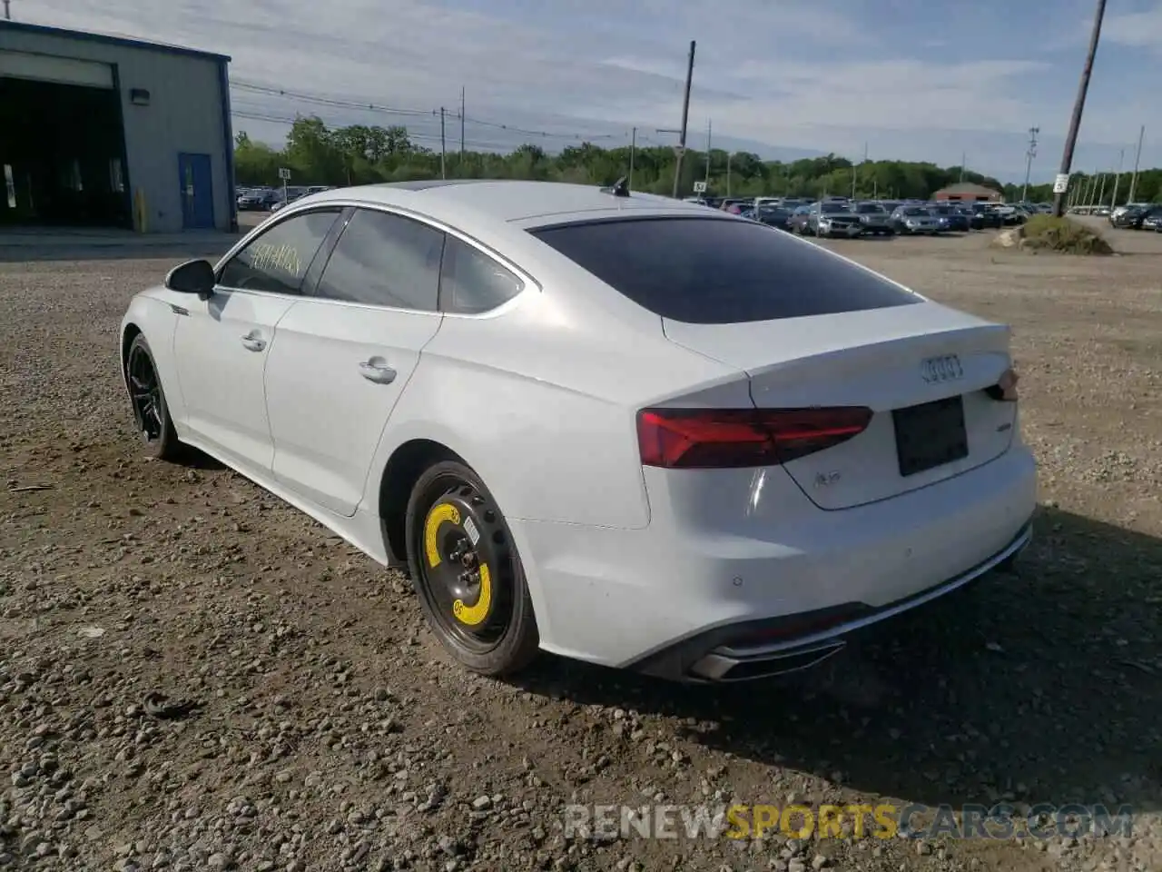 3 Photograph of a damaged car WAUABCF55NA004630 AUDI A5 2022