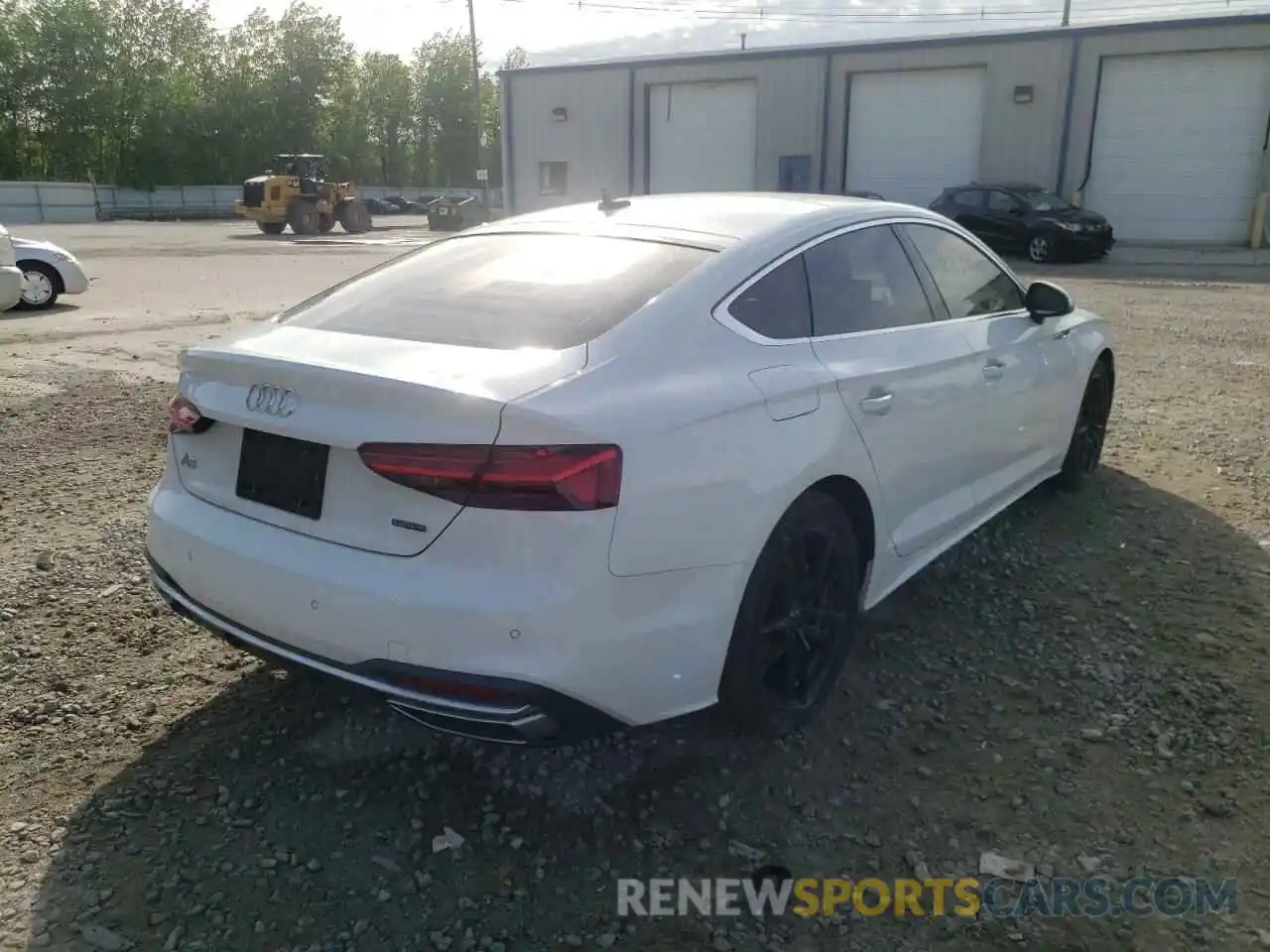 4 Photograph of a damaged car WAUABCF55NA004630 AUDI A5 2022