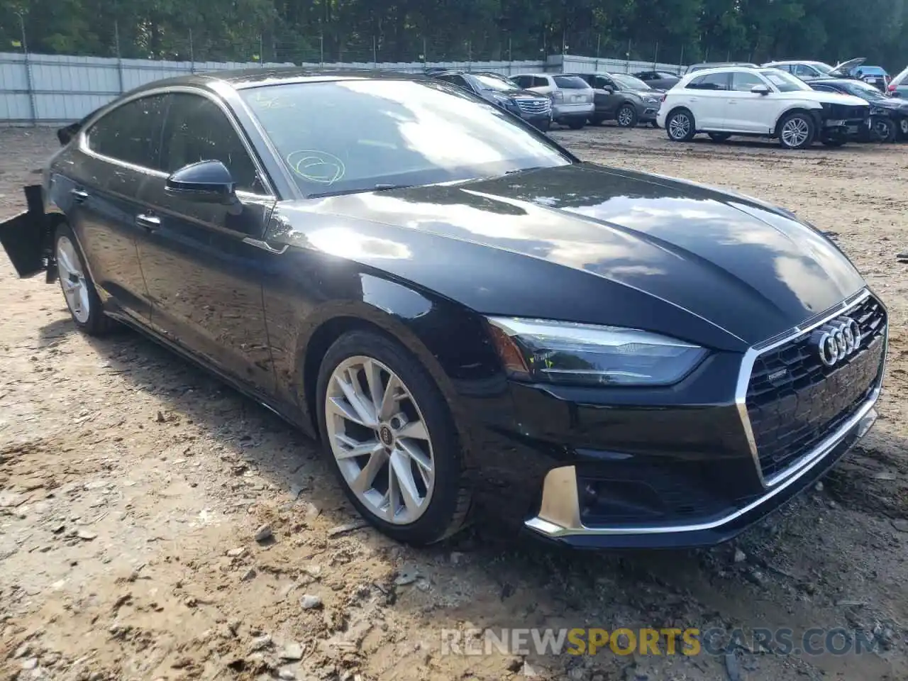 1 Photograph of a damaged car WAUABCF55NA005583 AUDI A5 2022