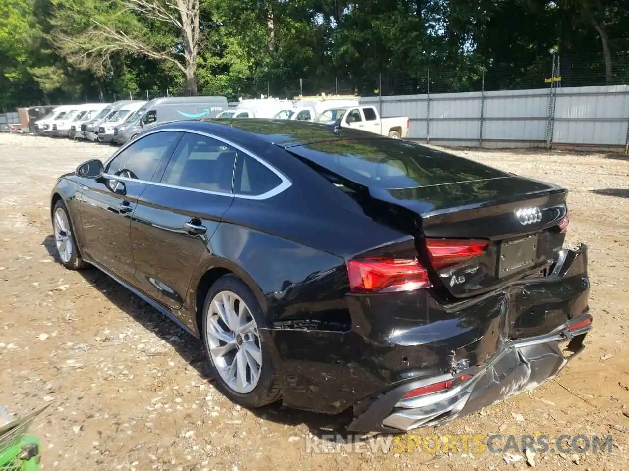 3 Photograph of a damaged car WAUABCF55NA005583 AUDI A5 2022