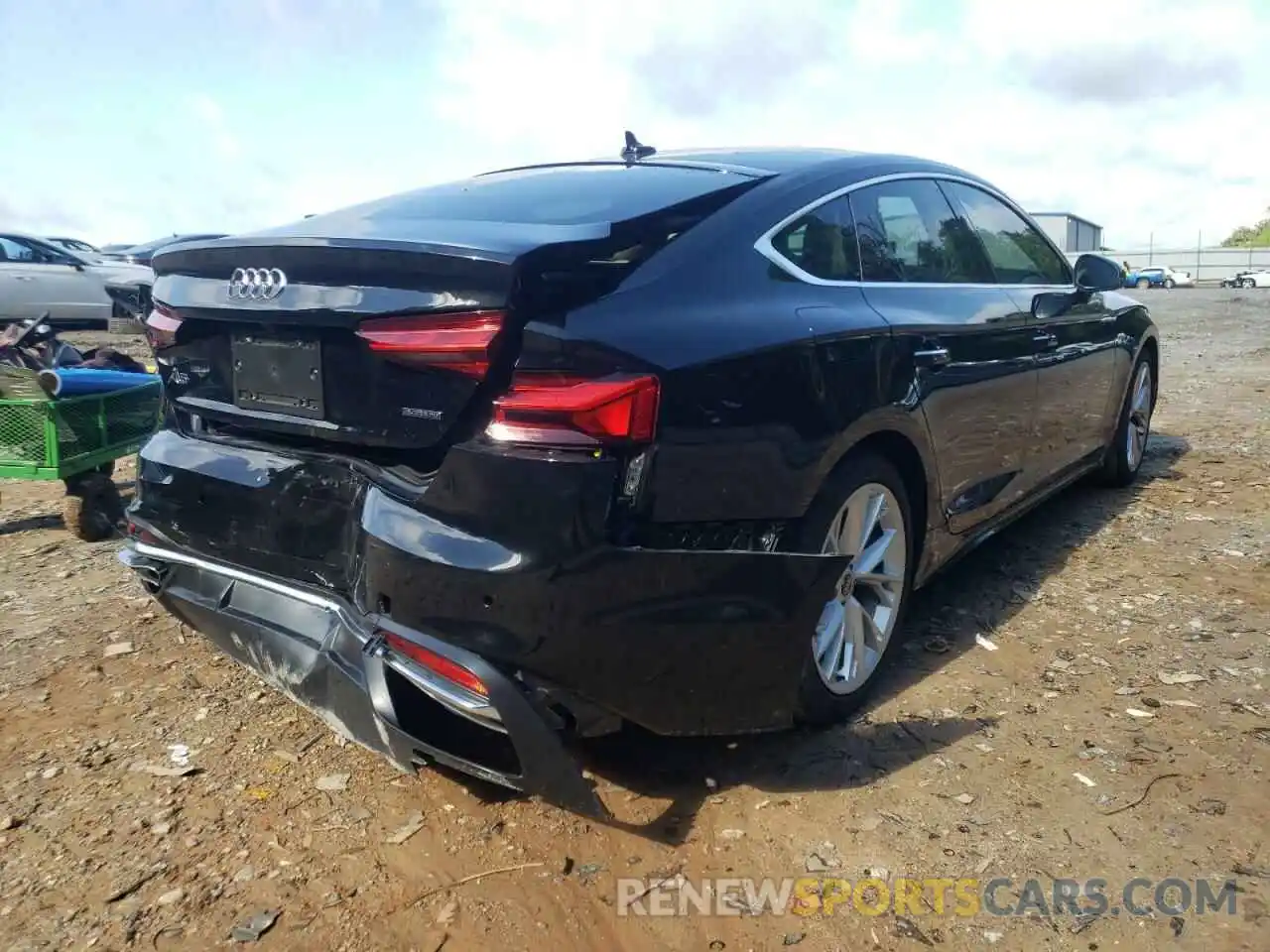 4 Photograph of a damaged car WAUABCF55NA005583 AUDI A5 2022