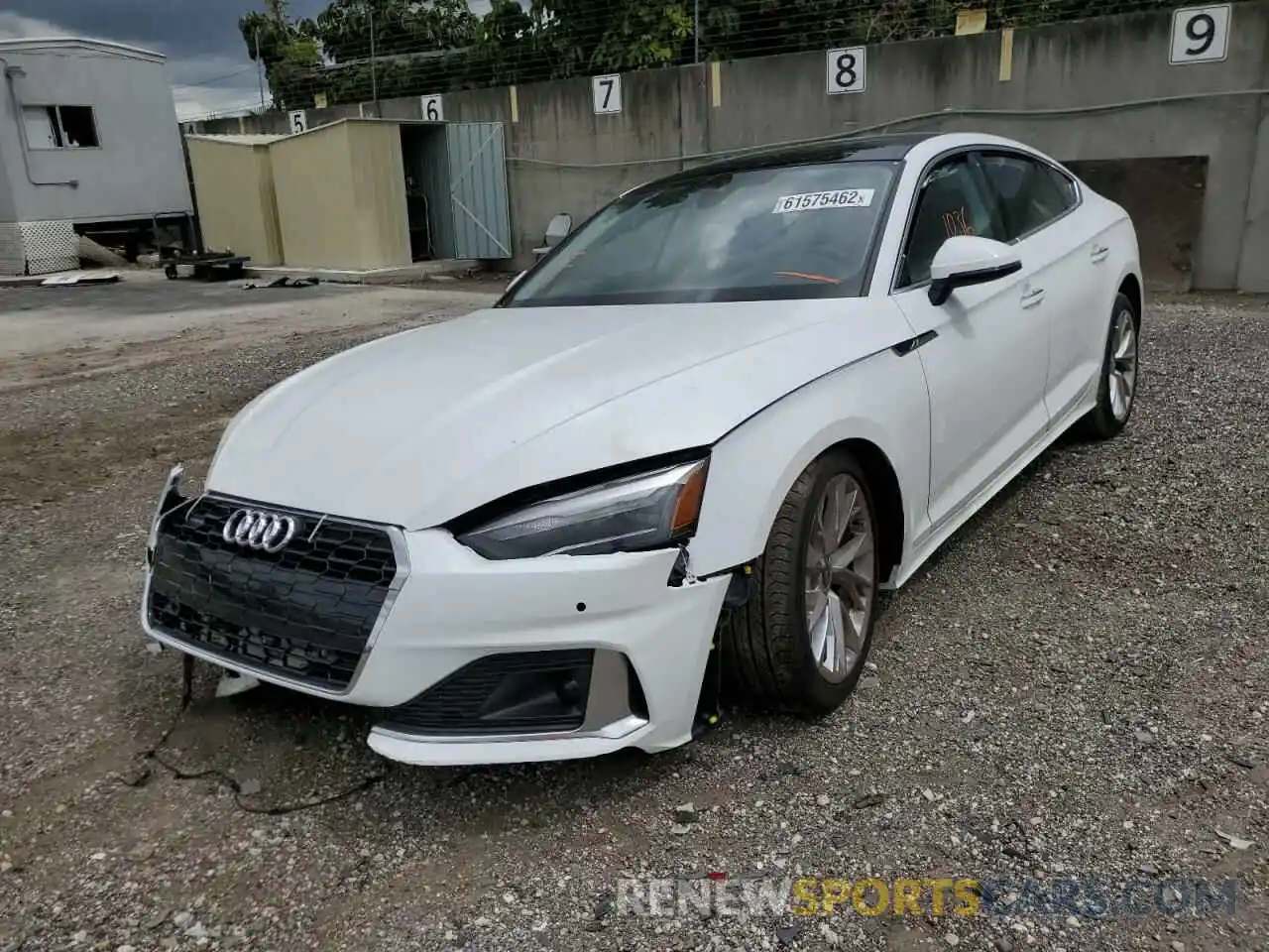 2 Photograph of a damaged car WAUABCF56NA032789 AUDI A5 2022