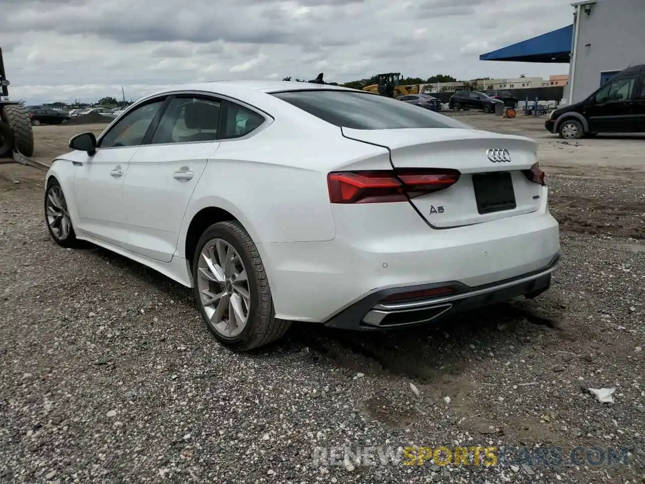 3 Photograph of a damaged car WAUABCF56NA032789 AUDI A5 2022