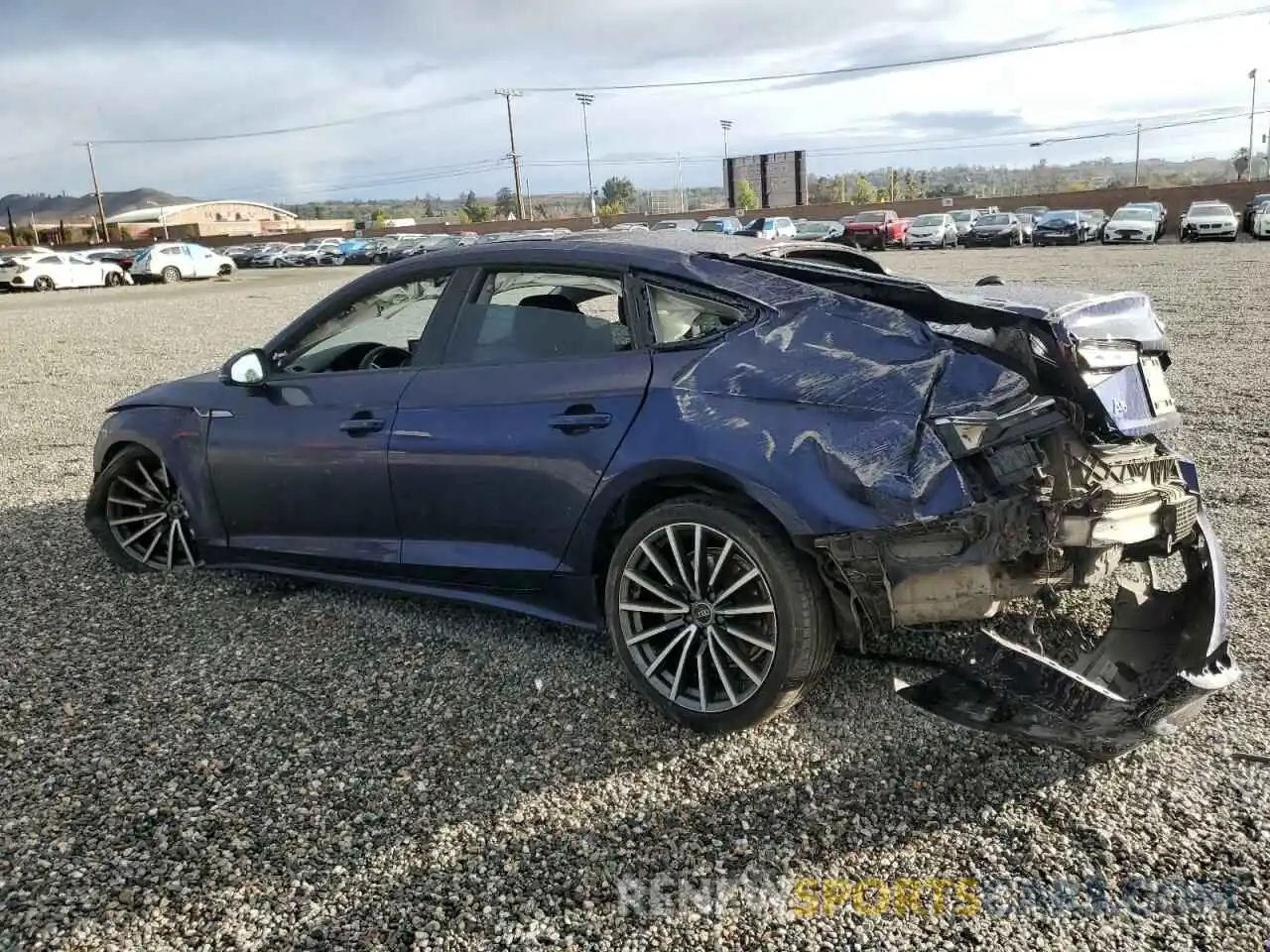 2 Photograph of a damaged car WAUBBCF54NA003702 AUDI A5 2022