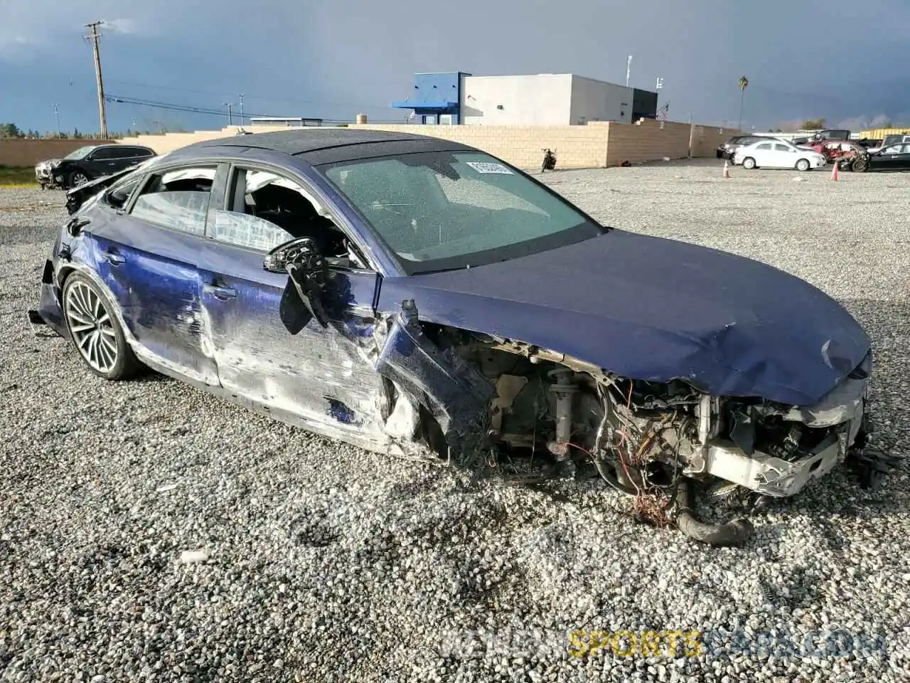 4 Photograph of a damaged car WAUBBCF54NA003702 AUDI A5 2022