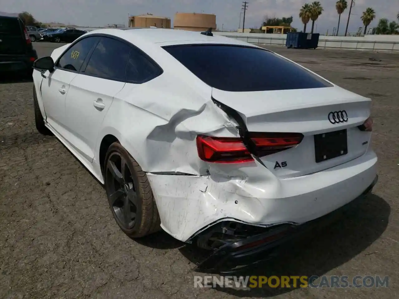 3 Photograph of a damaged car WAUFACF54NA022741 AUDI A5 2022