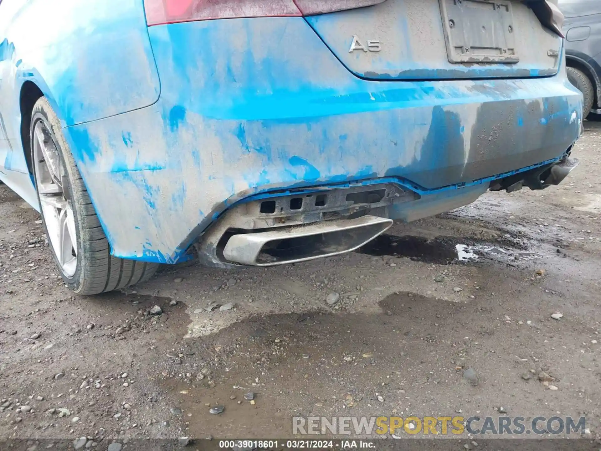 20 Photograph of a damaged car WAUSAAF53NA033894 AUDI A5 2022