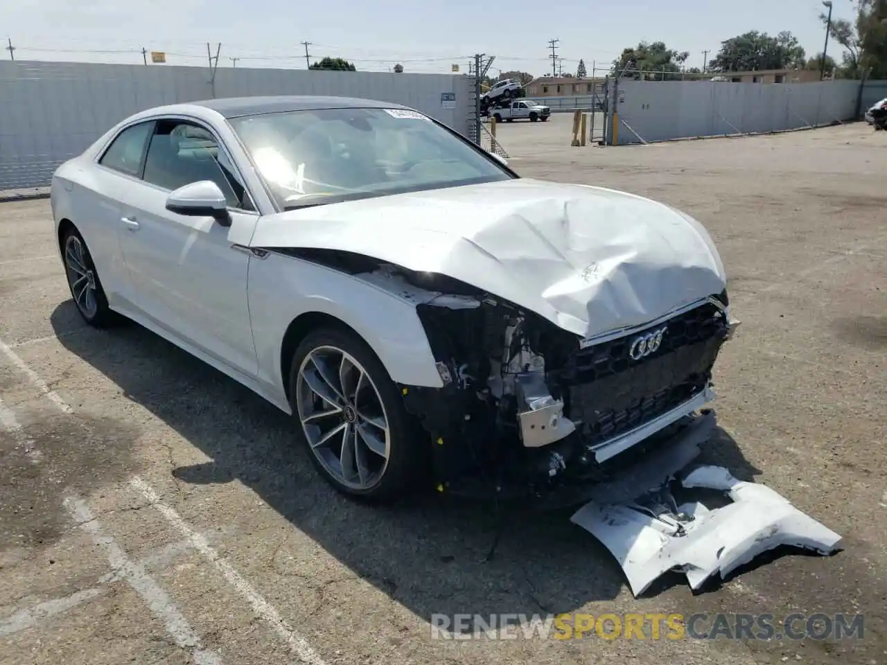 1 Photograph of a damaged car WAUTAAF53NA018008 AUDI A5 2022