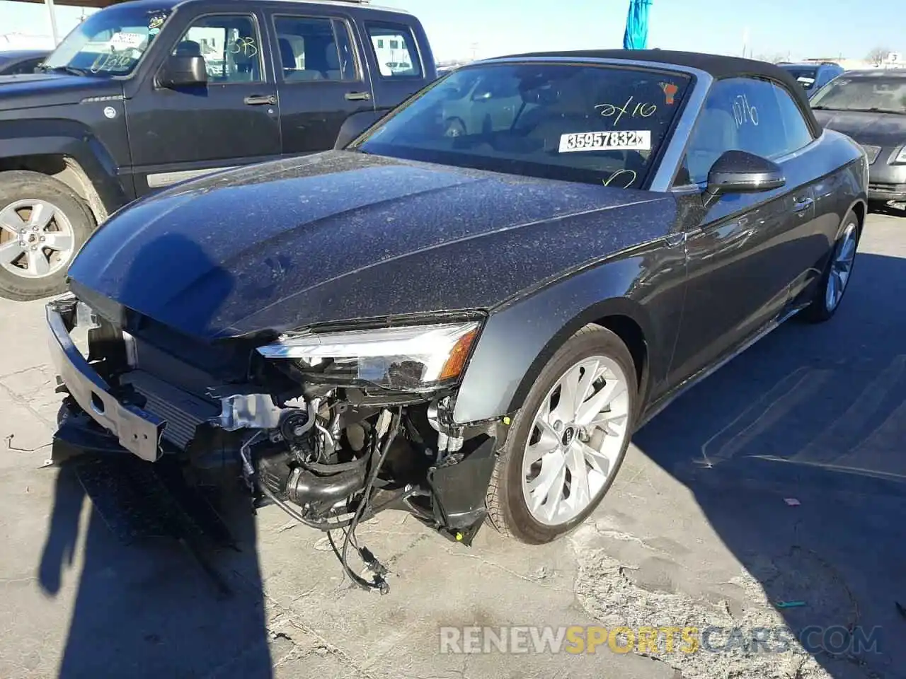 2 Photograph of a damaged car WAUWAGF51NN001670 AUDI A5 2022