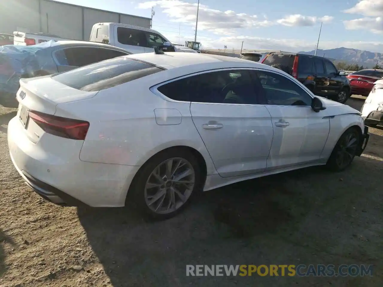 3 Photograph of a damaged car WAUABCF56PA024016 AUDI A5 2023