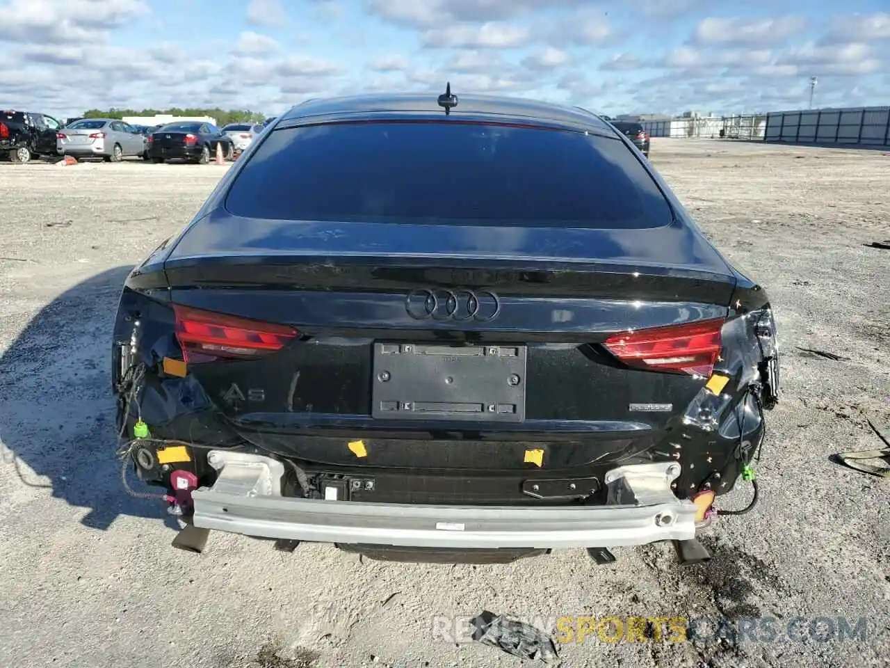 6 Photograph of a damaged car WAUFACF56PA022873 AUDI A5 2023