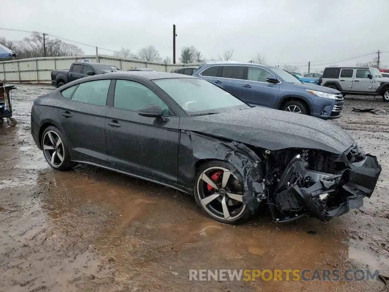 4 Photograph of a damaged car WAUFACF56PA070681 AUDI A5 2023