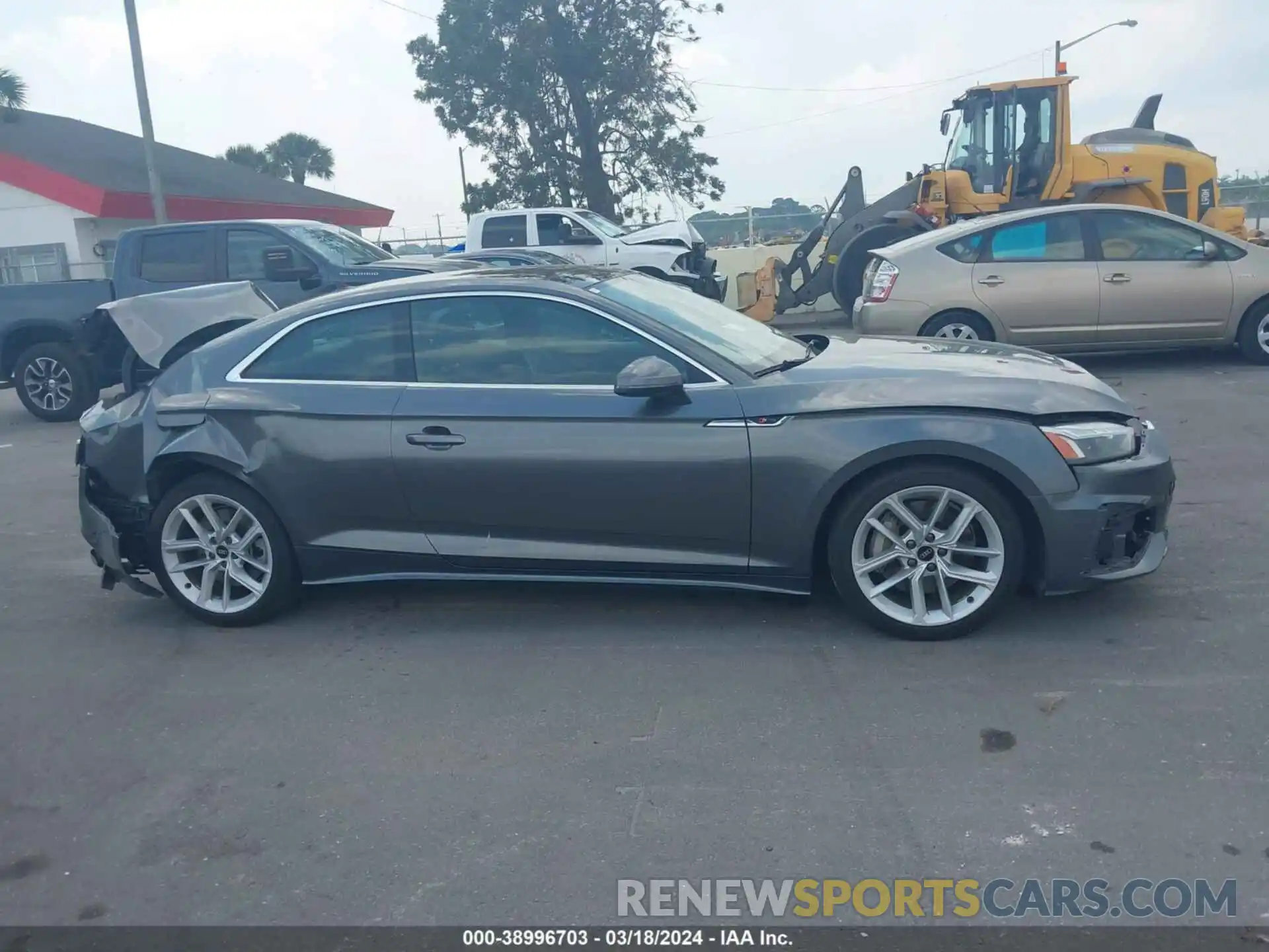 13 Photograph of a damaged car WAUSAAF59PA016696 AUDI A5 2023