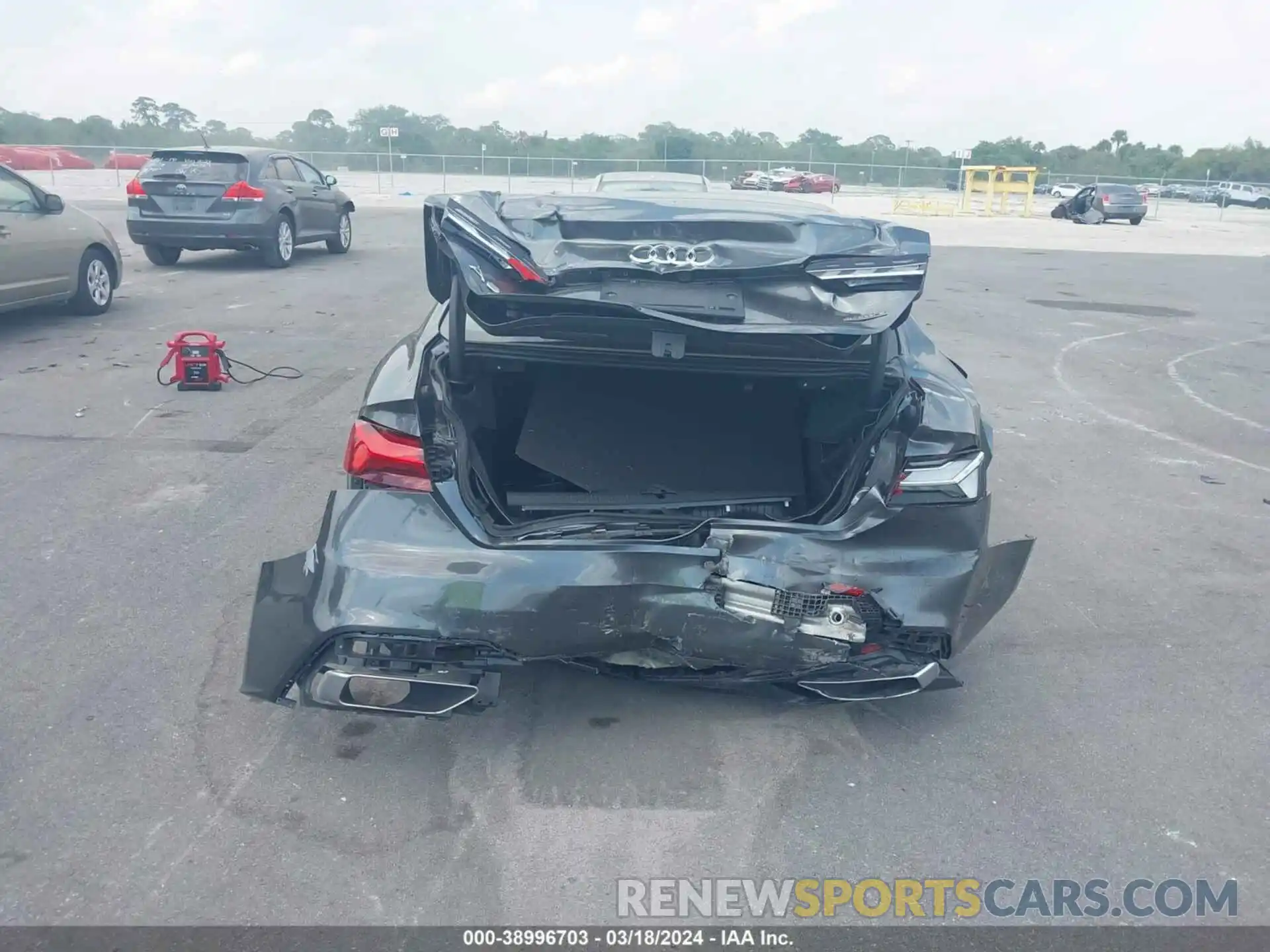 16 Photograph of a damaged car WAUSAAF59PA016696 AUDI A5 2023