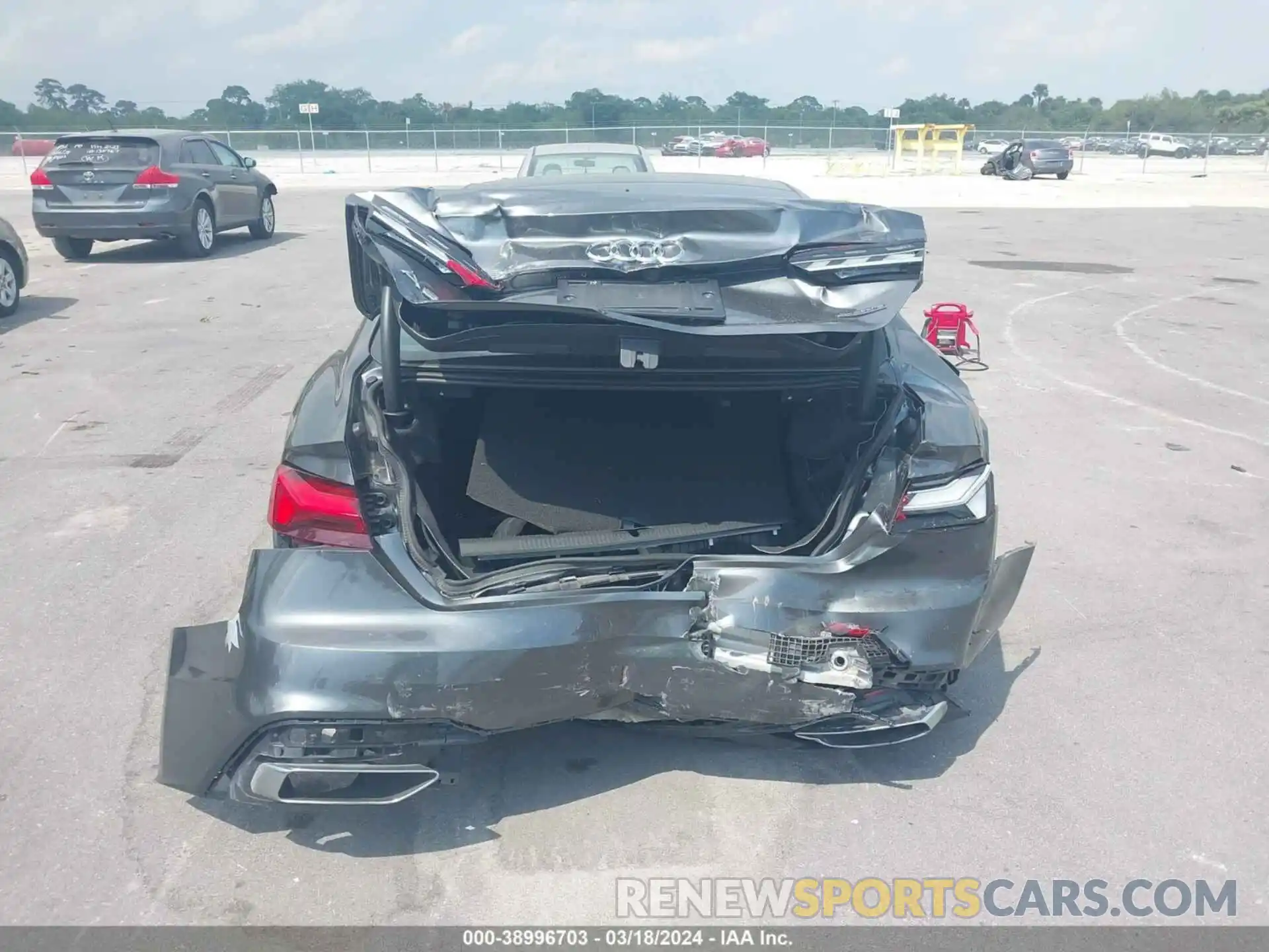 6 Photograph of a damaged car WAUSAAF59PA016696 AUDI A5 2023