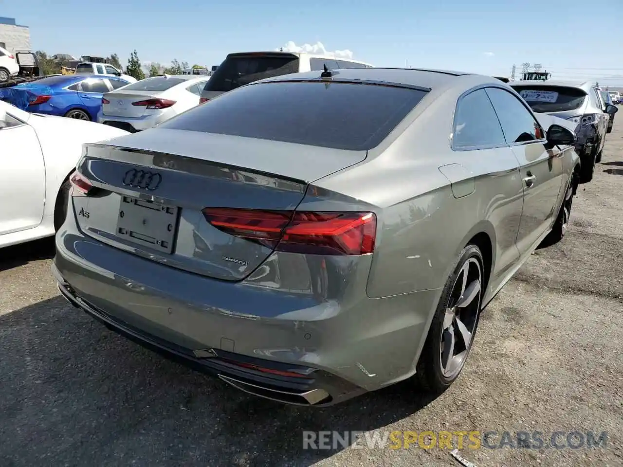 4 Photograph of a damaged car WAUTAAF52PA001865 AUDI A5 2023