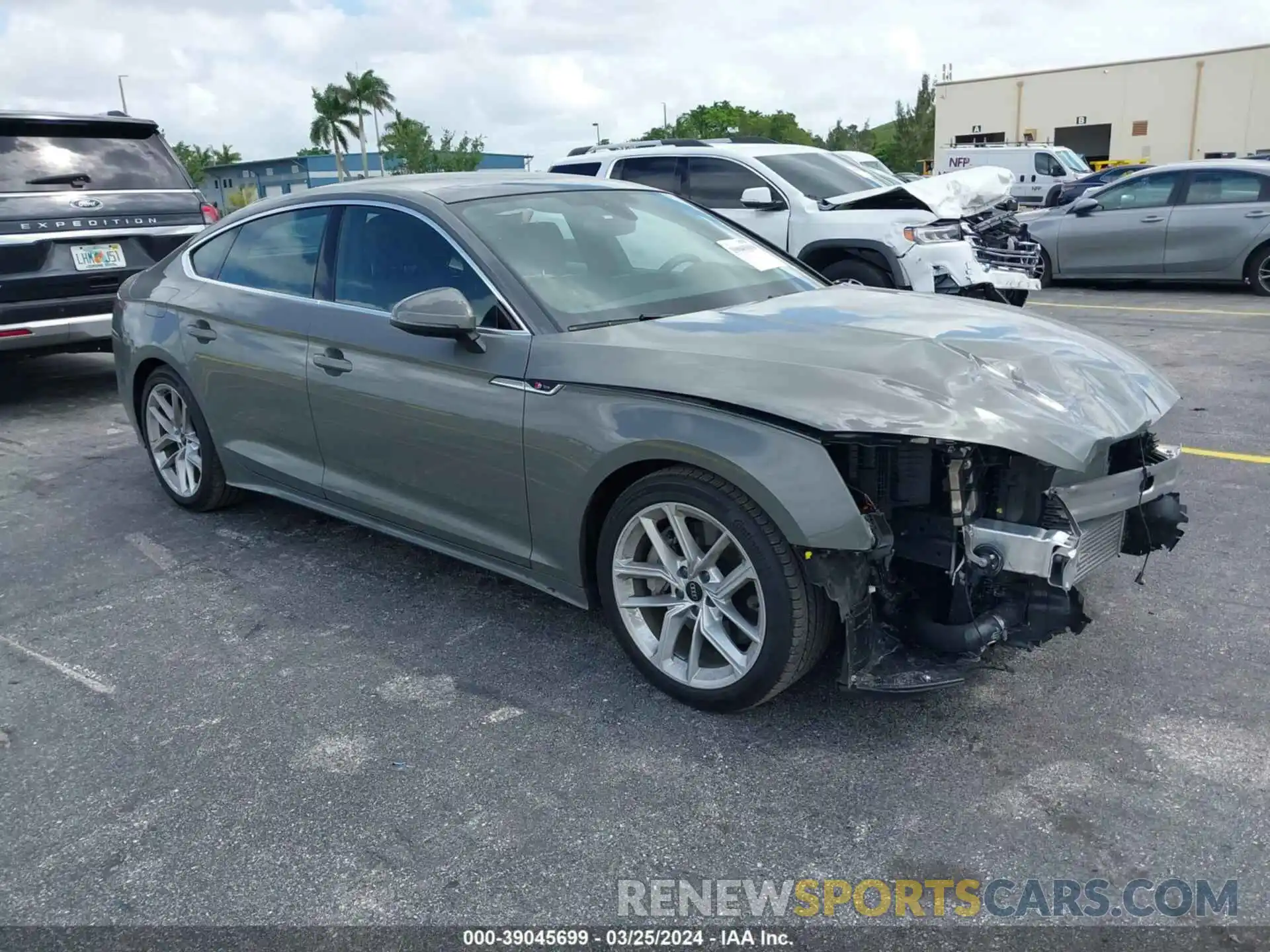 1 Photograph of a damaged car WAUFACF53RA029105 AUDI A5 2024