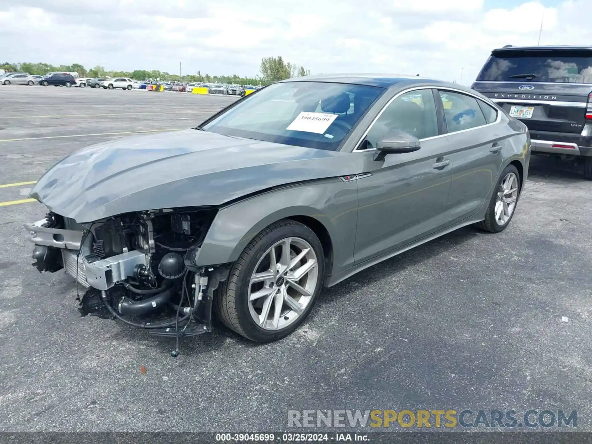 2 Photograph of a damaged car WAUFACF53RA029105 AUDI A5 2024