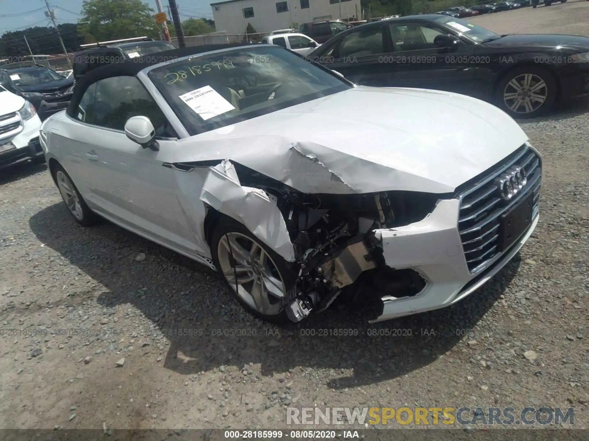 1 Photograph of a damaged car WAUYNGF50KN006304 AUDI A5 CABRIOLET 2019