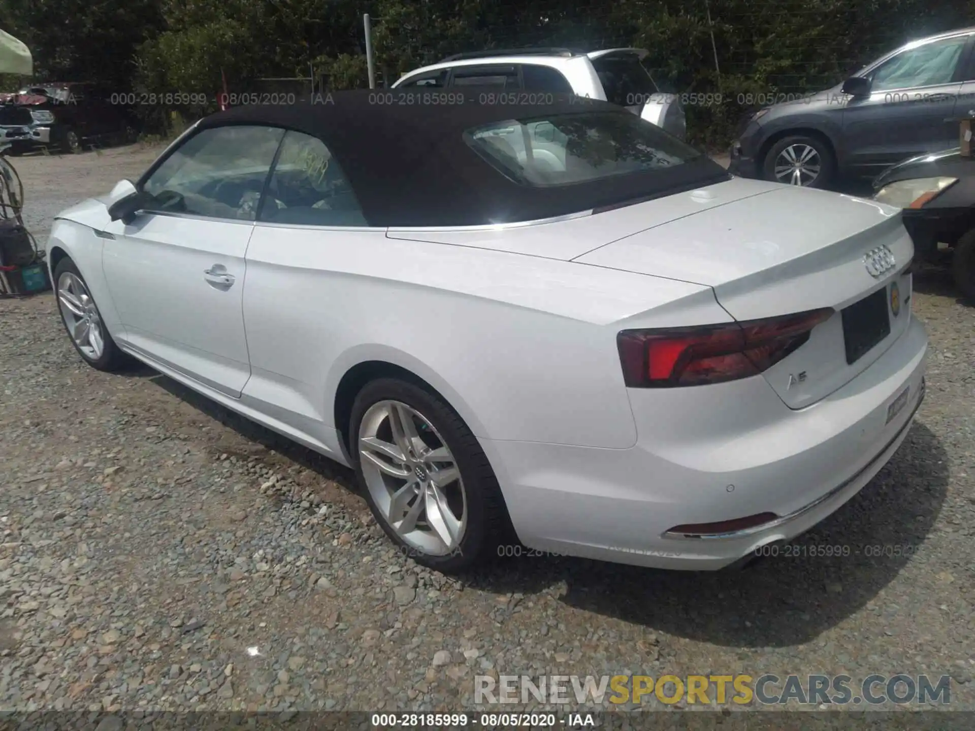 3 Photograph of a damaged car WAUYNGF50KN006304 AUDI A5 CABRIOLET 2019