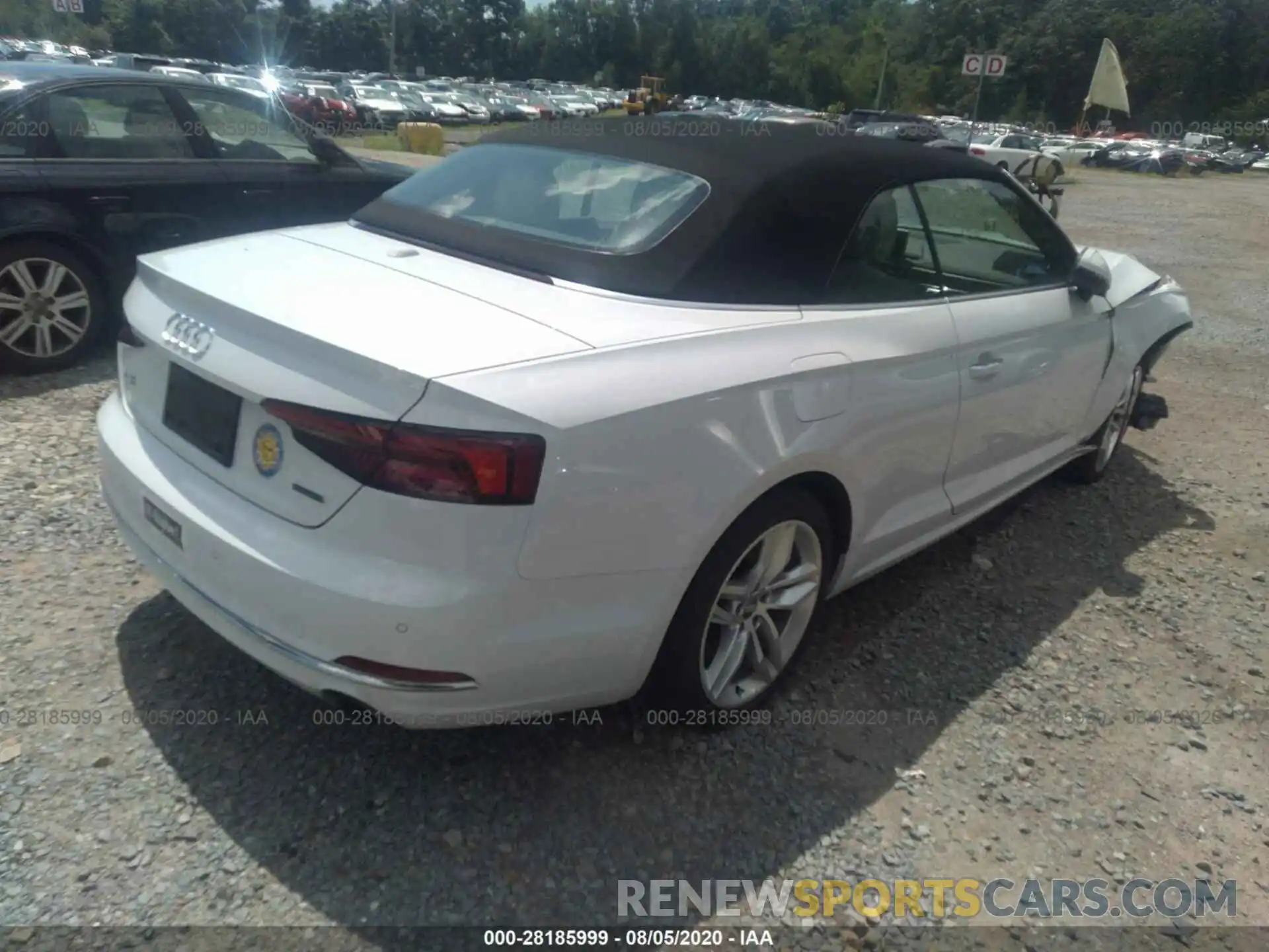 4 Photograph of a damaged car WAUYNGF50KN006304 AUDI A5 CABRIOLET 2019