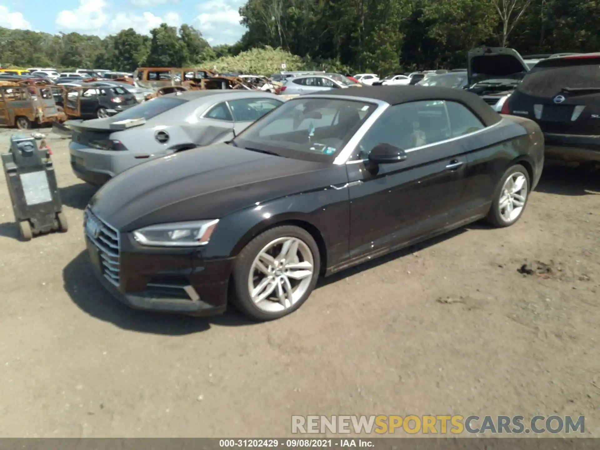 2 Photograph of a damaged car WAUYNGF52KN008622 AUDI A5 CABRIOLET 2019