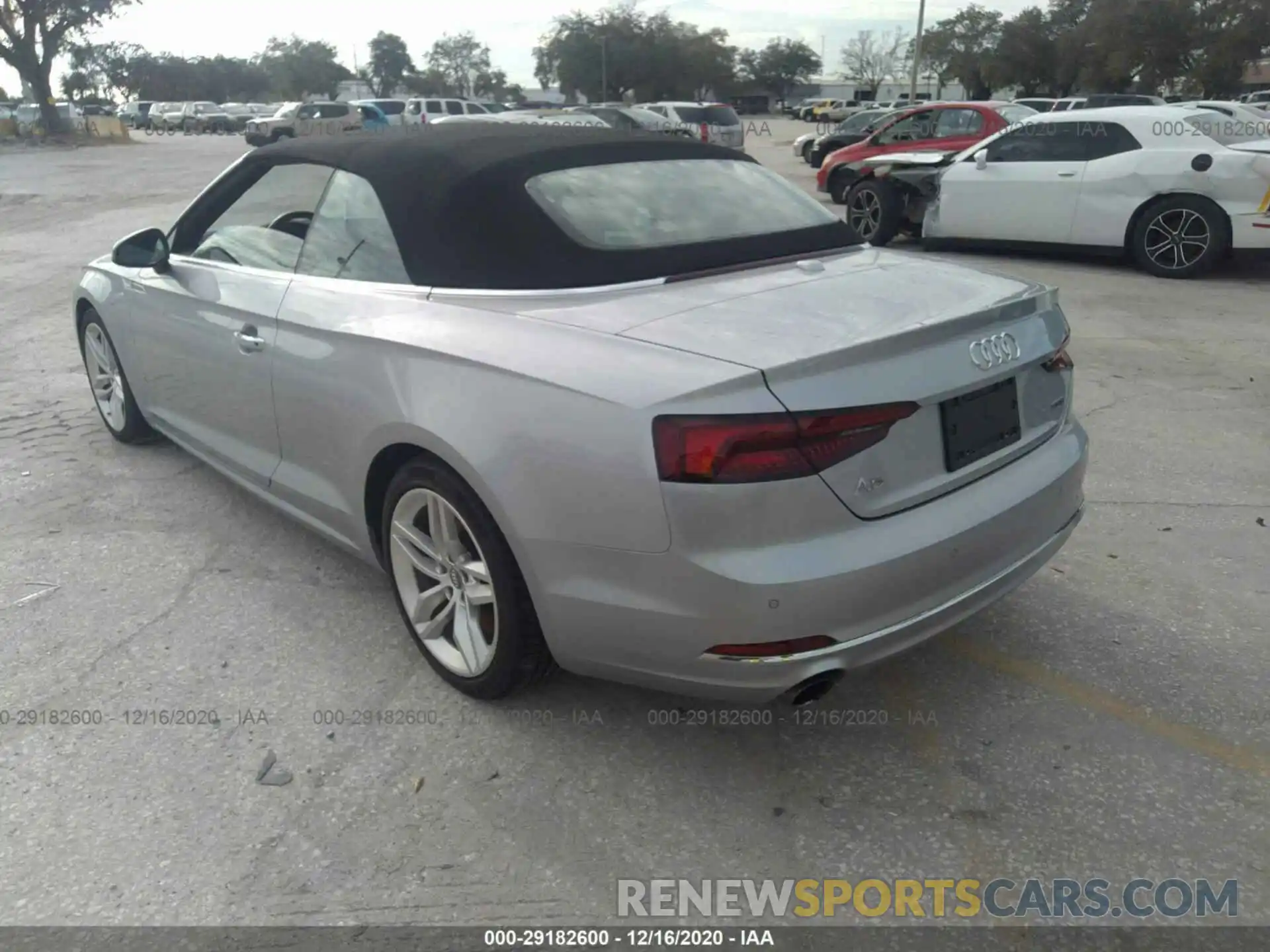 3 Photograph of a damaged car WAUYNGF53KN006443 AUDI A5 CABRIOLET 2019