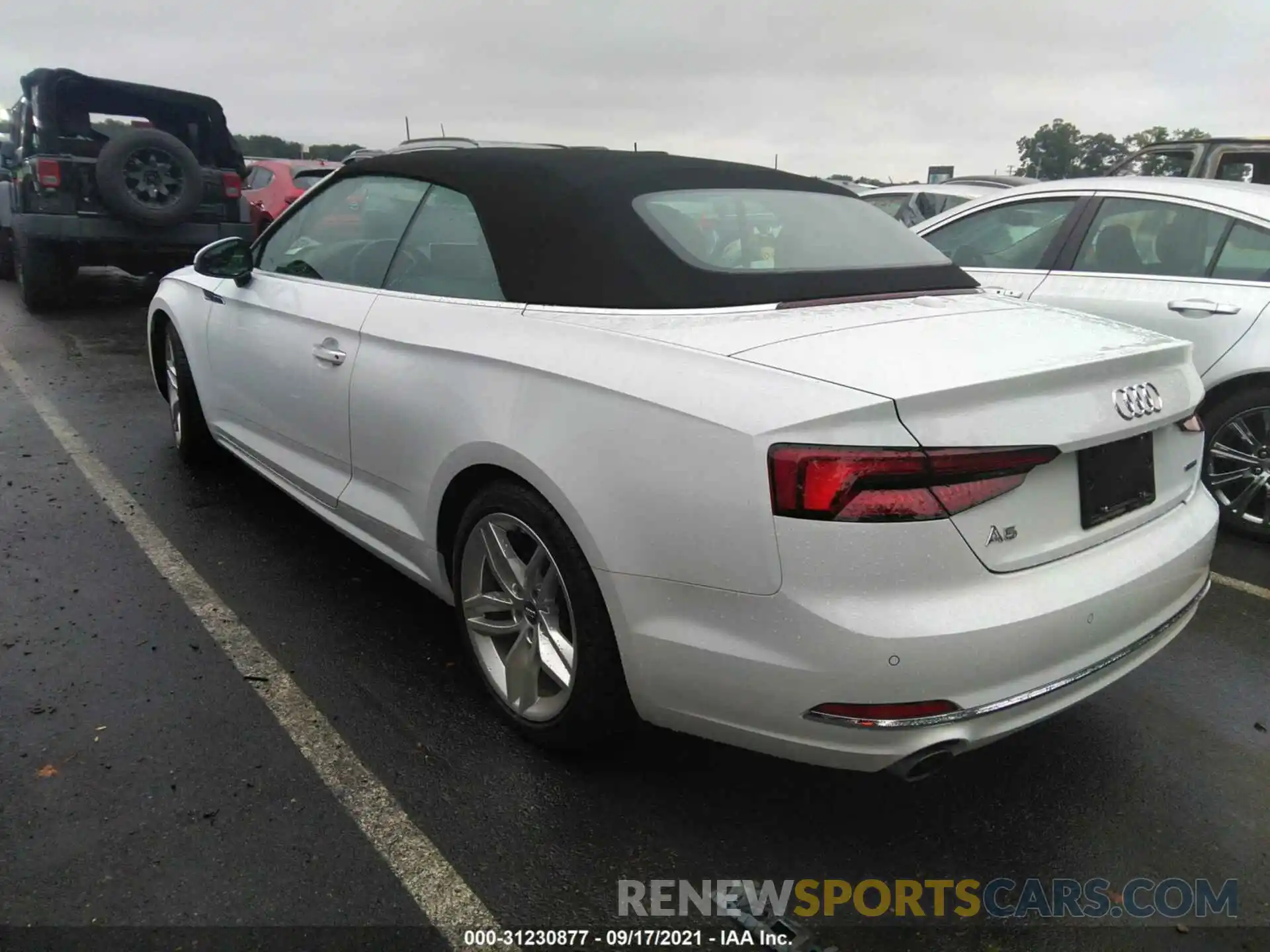 3 Photograph of a damaged car WAUYNGF59KN001196 AUDI A5 CABRIOLET 2019