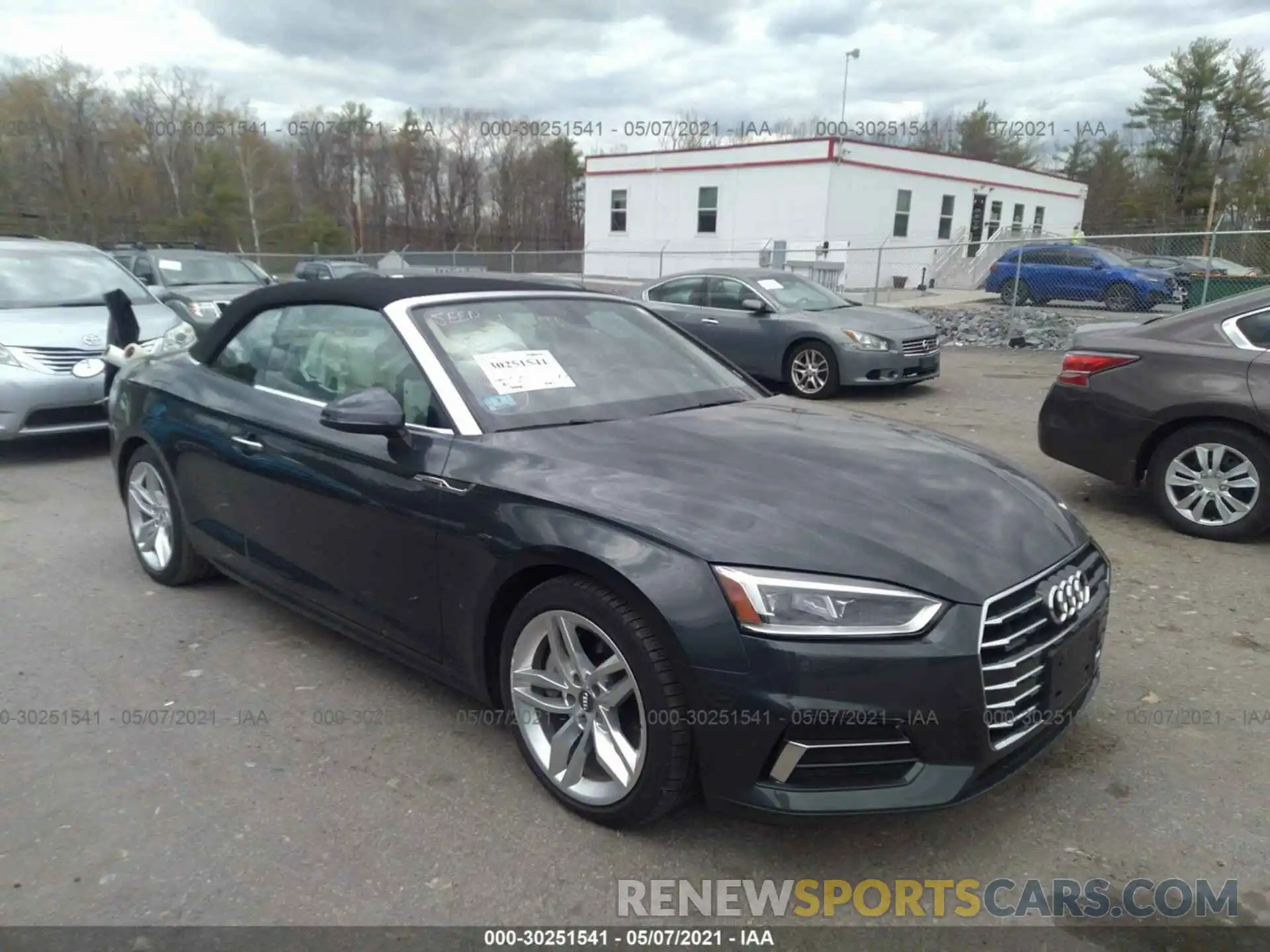 1 Photograph of a damaged car WAUYNGF5XKN001773 AUDI A5 CABRIOLET 2019