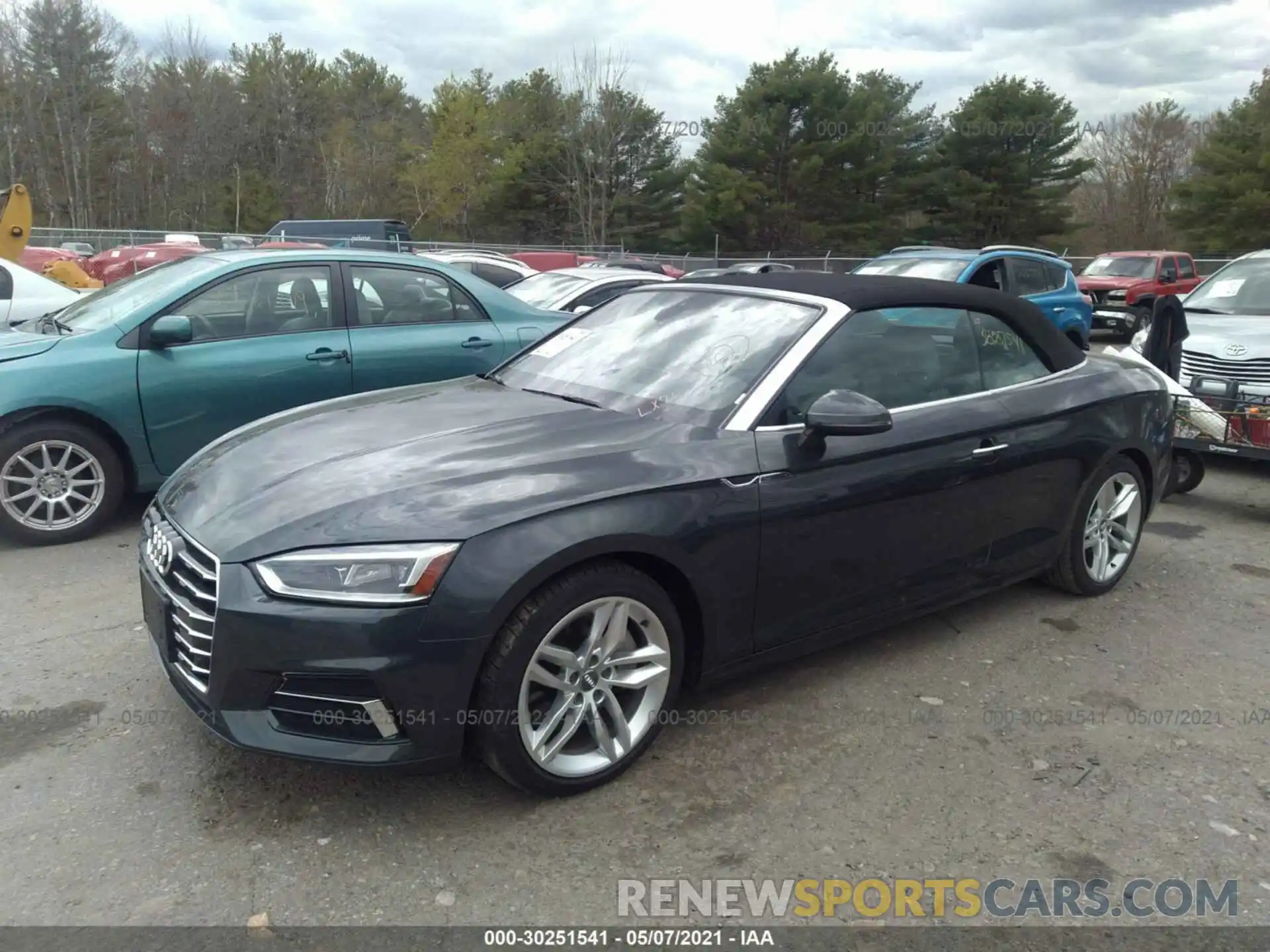 2 Photograph of a damaged car WAUYNGF5XKN001773 AUDI A5 CABRIOLET 2019