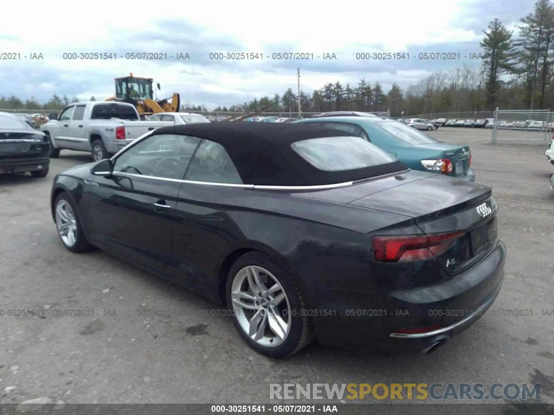 3 Фотография поврежденного автомобиля WAUYNGF5XKN001773 AUDI A5 CABRIOLET 2019