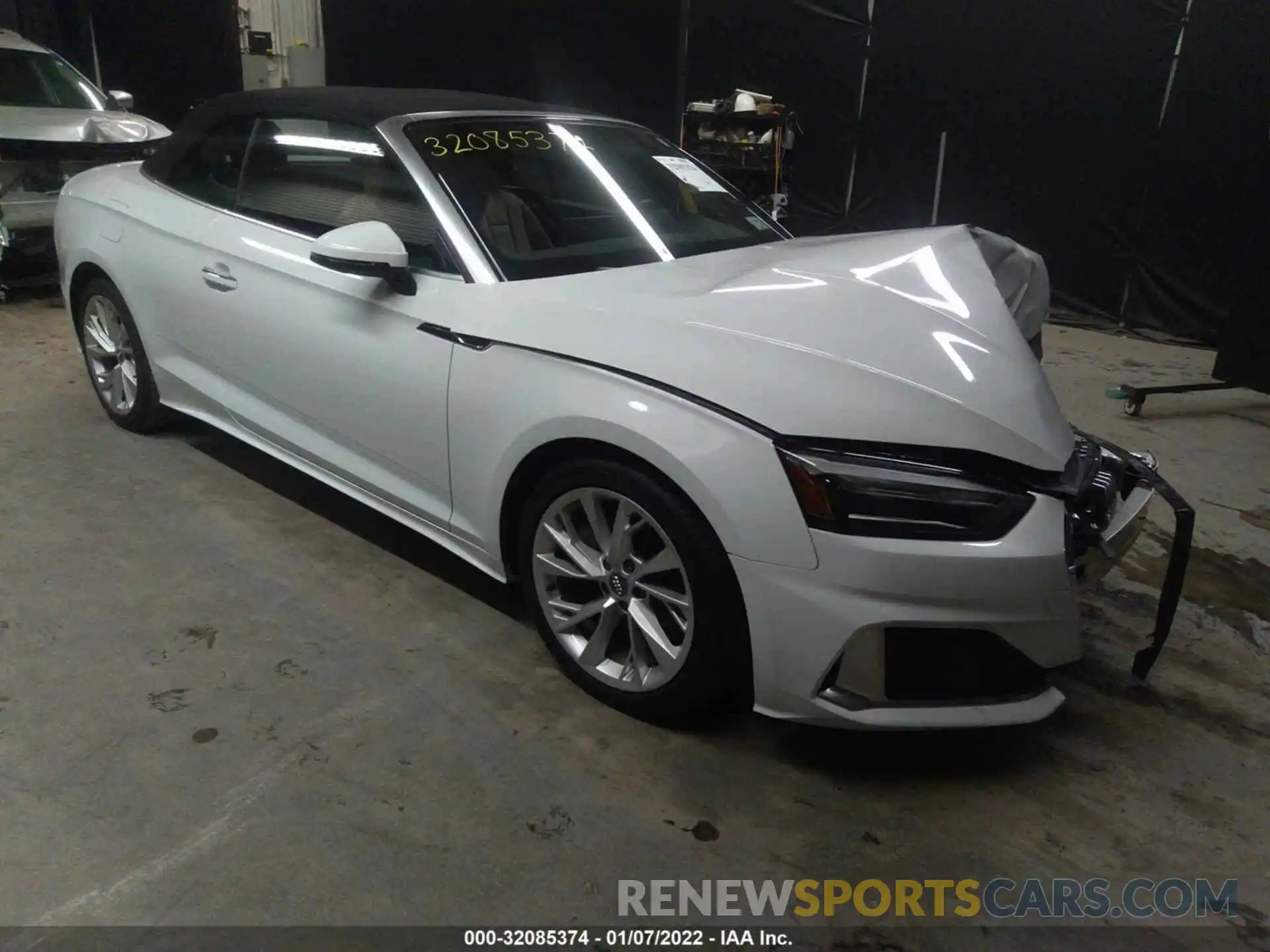 1 Фотография поврежденного автомобиля WAU2NGF58LN004288 AUDI A5 CABRIOLET 2020