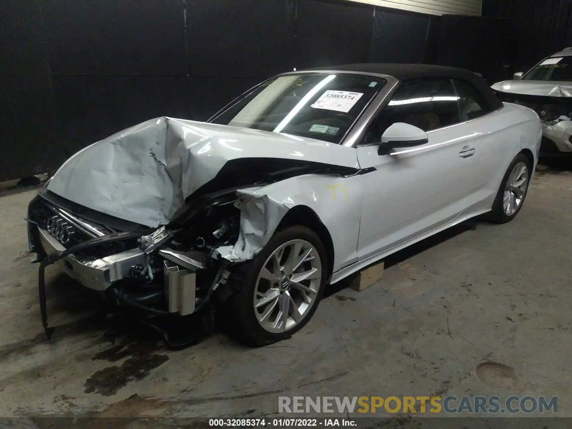 2 Photograph of a damaged car WAU2NGF58LN004288 AUDI A5 CABRIOLET 2020