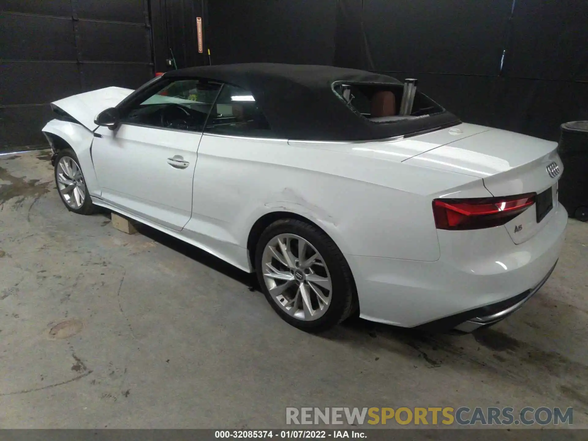 3 Фотография поврежденного автомобиля WAU2NGF58LN004288 AUDI A5 CABRIOLET 2020