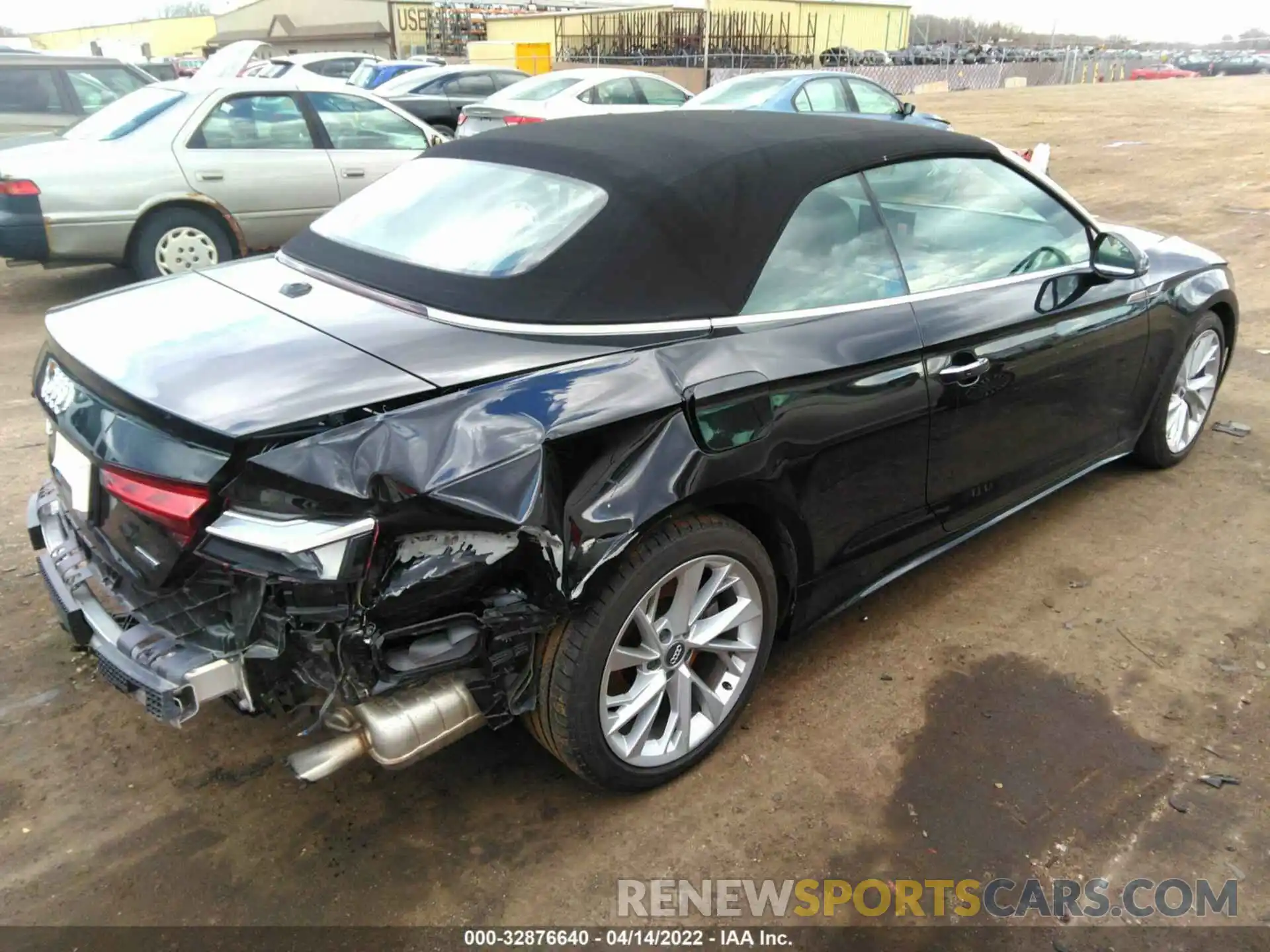 4 Фотография поврежденного автомобиля WAUWNGF53LN000554 AUDI A5 CABRIOLET 2020