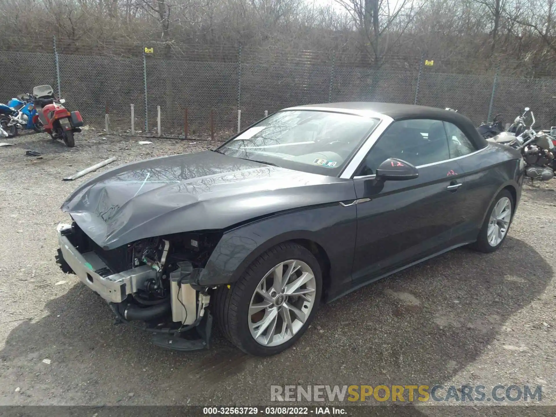 2 Photograph of a damaged car WAUWNGF58LN000758 AUDI A5 CABRIOLET 2020