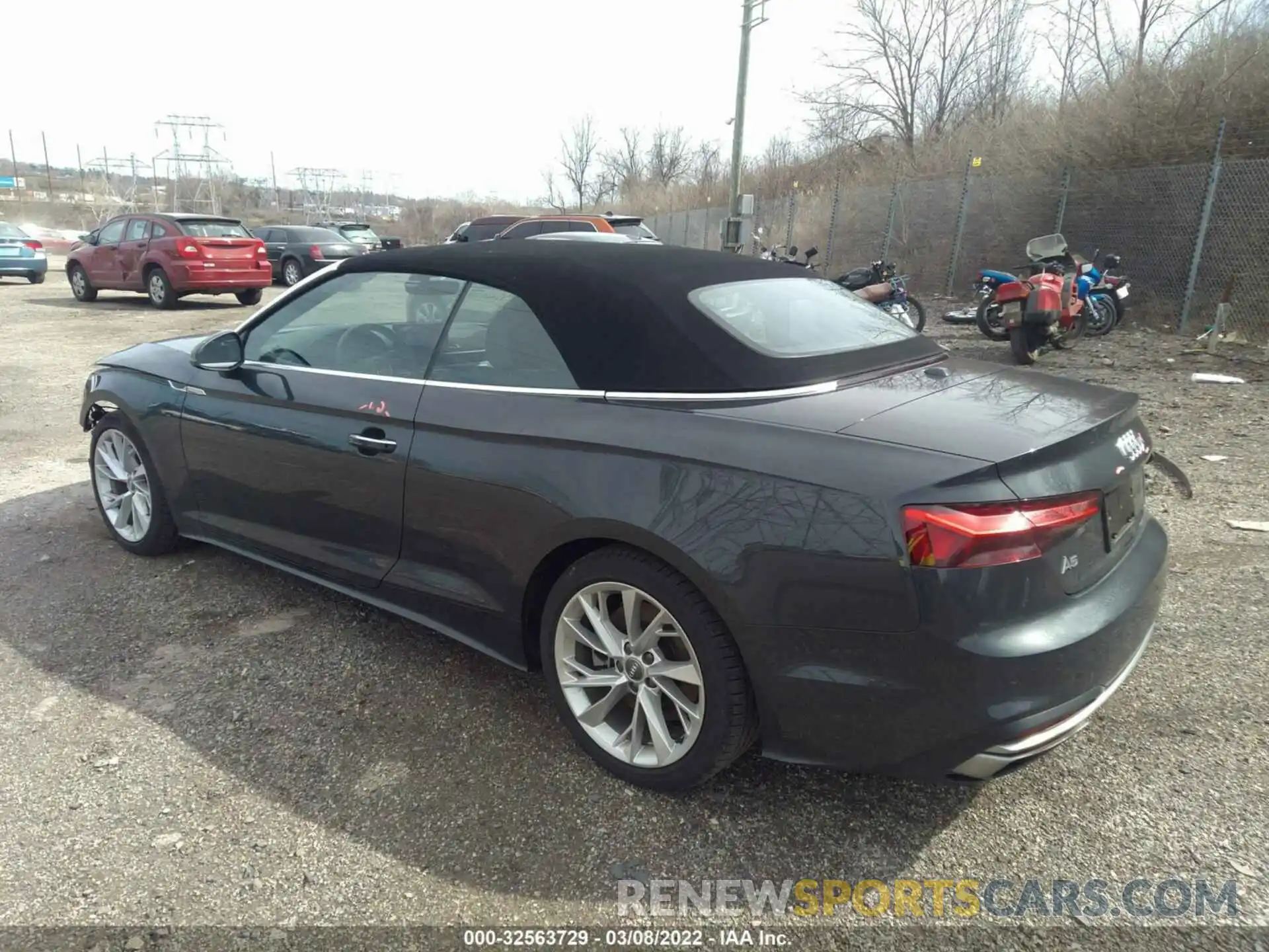 3 Photograph of a damaged car WAUWNGF58LN000758 AUDI A5 CABRIOLET 2020