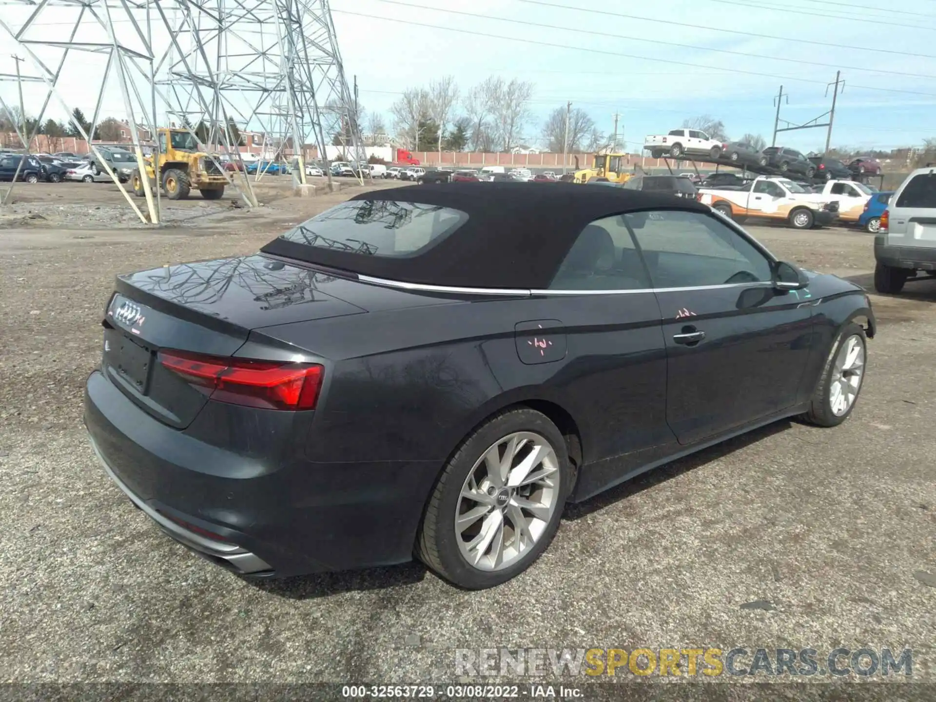 4 Photograph of a damaged car WAUWNGF58LN000758 AUDI A5 CABRIOLET 2020