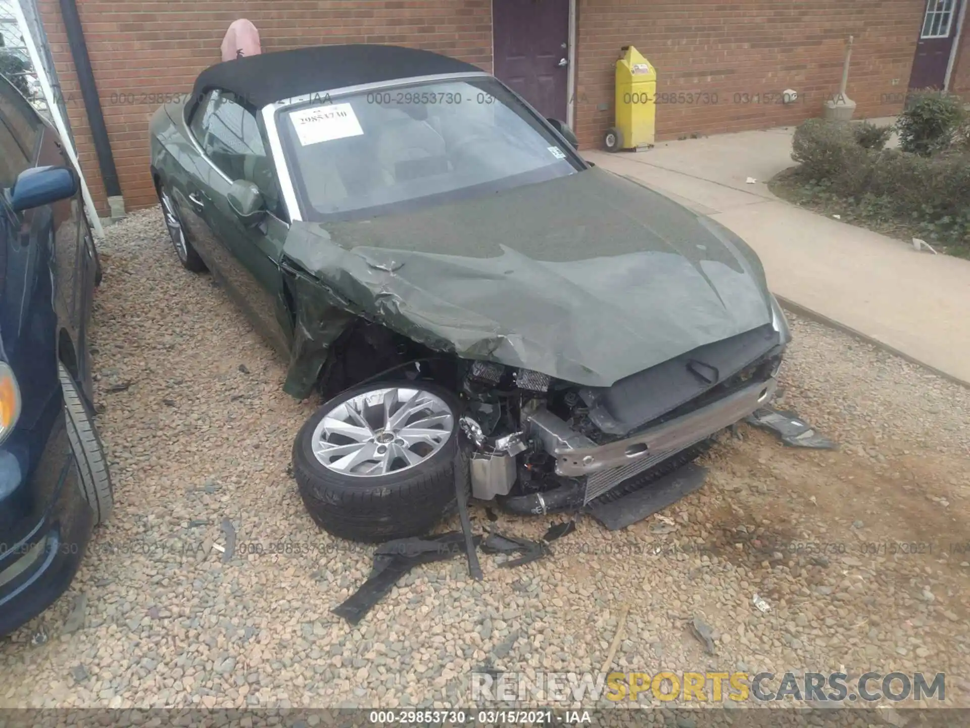 6 Photograph of a damaged car WAUWNGF5XLN001877 AUDI A5 CABRIOLET 2020