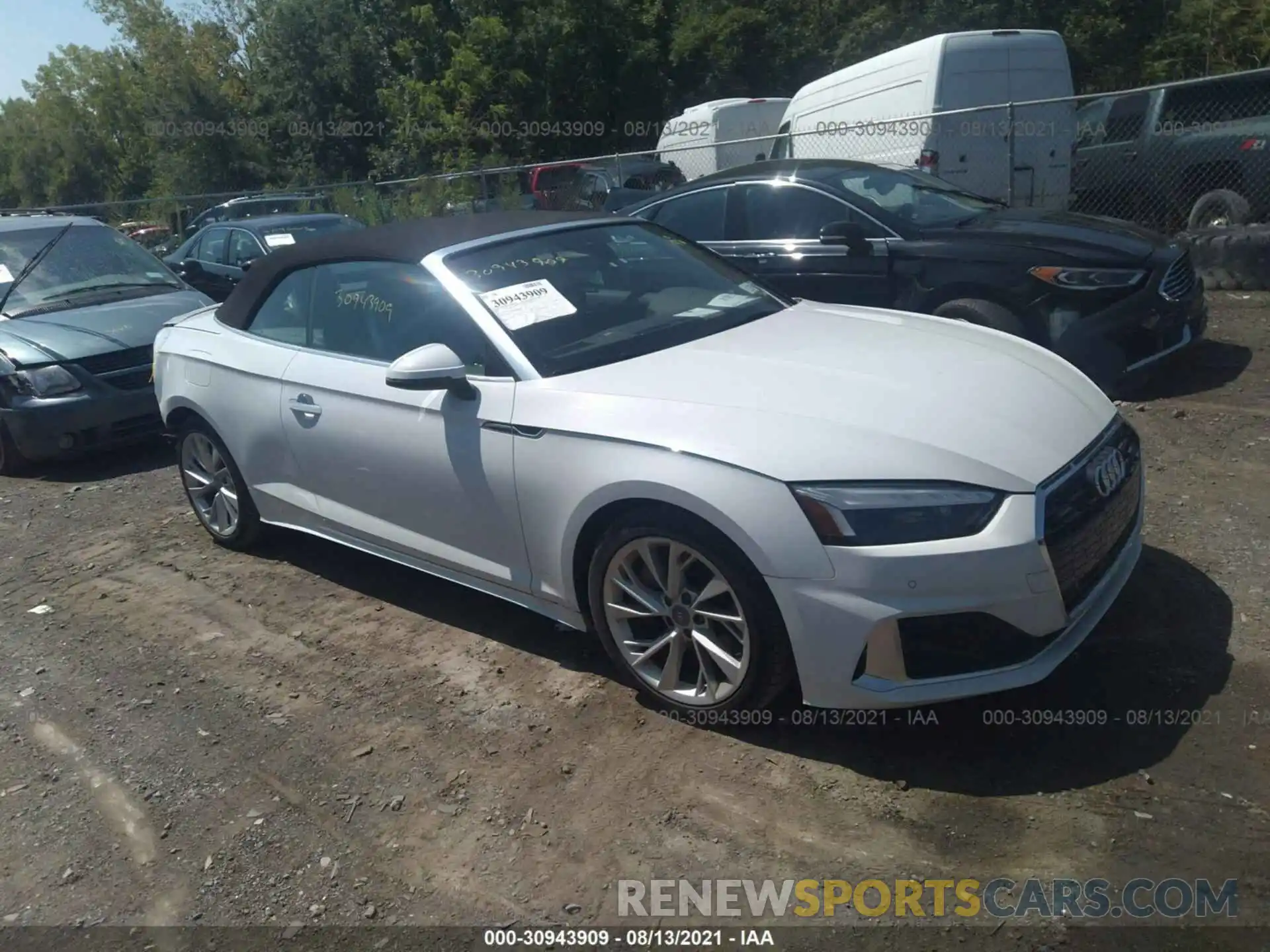 1 Photograph of a damaged car WAUWNGF5XLN003502 AUDI A5 CABRIOLET 2020