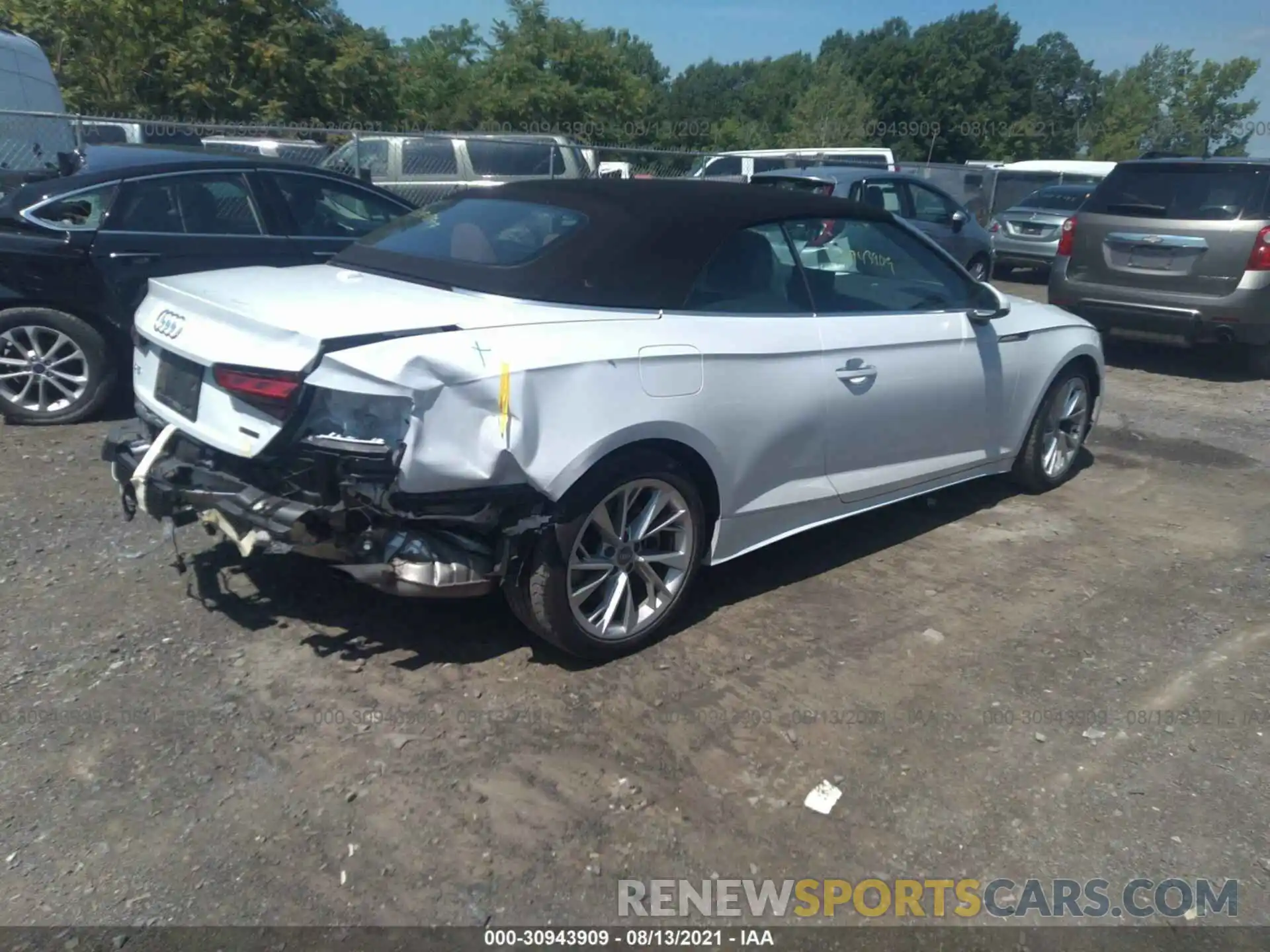 4 Photograph of a damaged car WAUWNGF5XLN003502 AUDI A5 CABRIOLET 2020