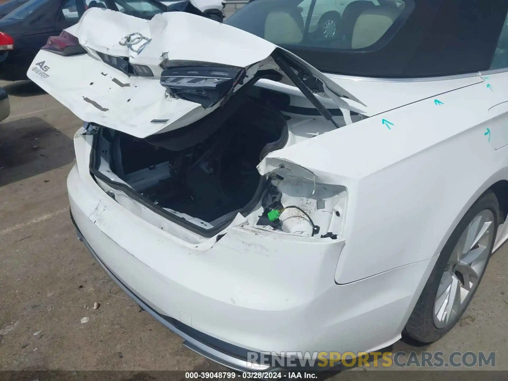 18 Photograph of a damaged car WAU2AGF51MN002489 AUDI A5 CABRIOLET 2021