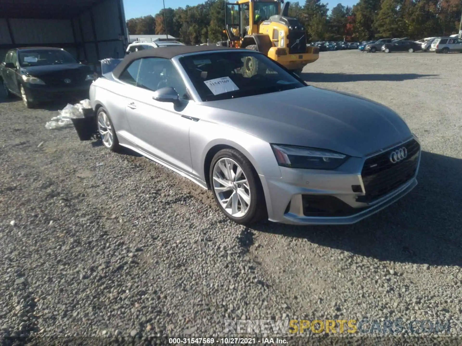 1 Photograph of a damaged car WAUWAGF55MN000746 AUDI A5 CABRIOLET 2021