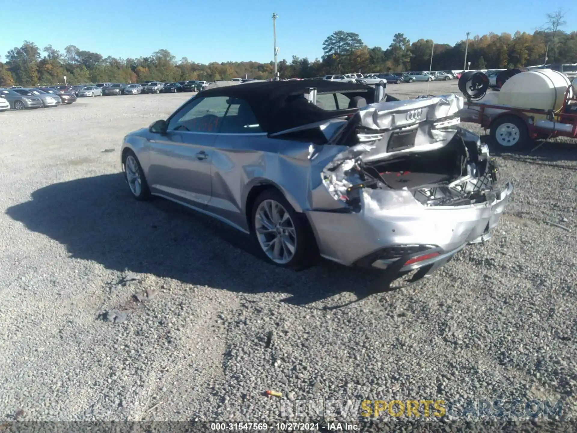 3 Photograph of a damaged car WAUWAGF55MN000746 AUDI A5 CABRIOLET 2021