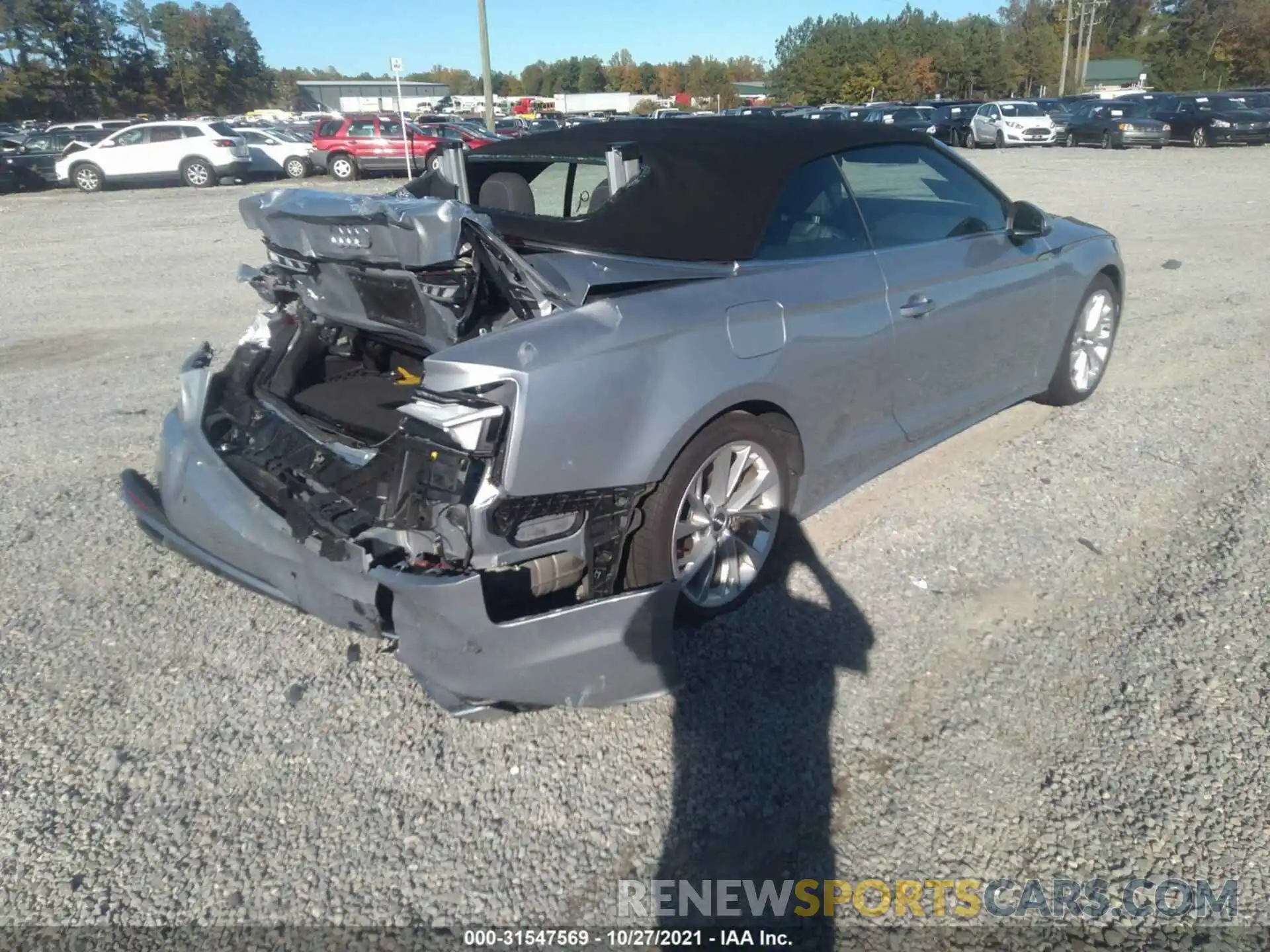 4 Photograph of a damaged car WAUWAGF55MN000746 AUDI A5 CABRIOLET 2021