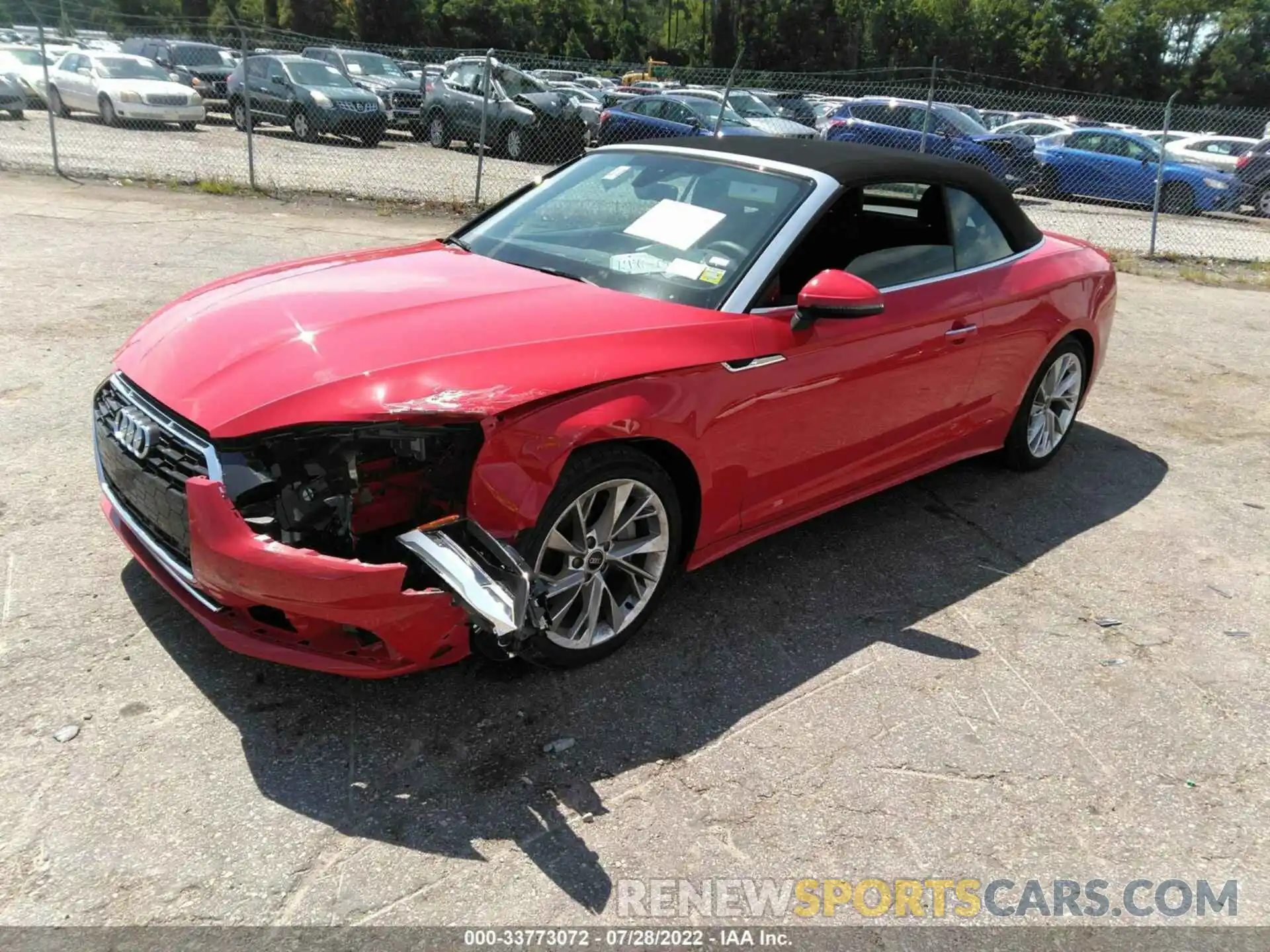 2 Photograph of a damaged car WAU2AGF51NN006009 AUDI A5 CABRIOLET 2022